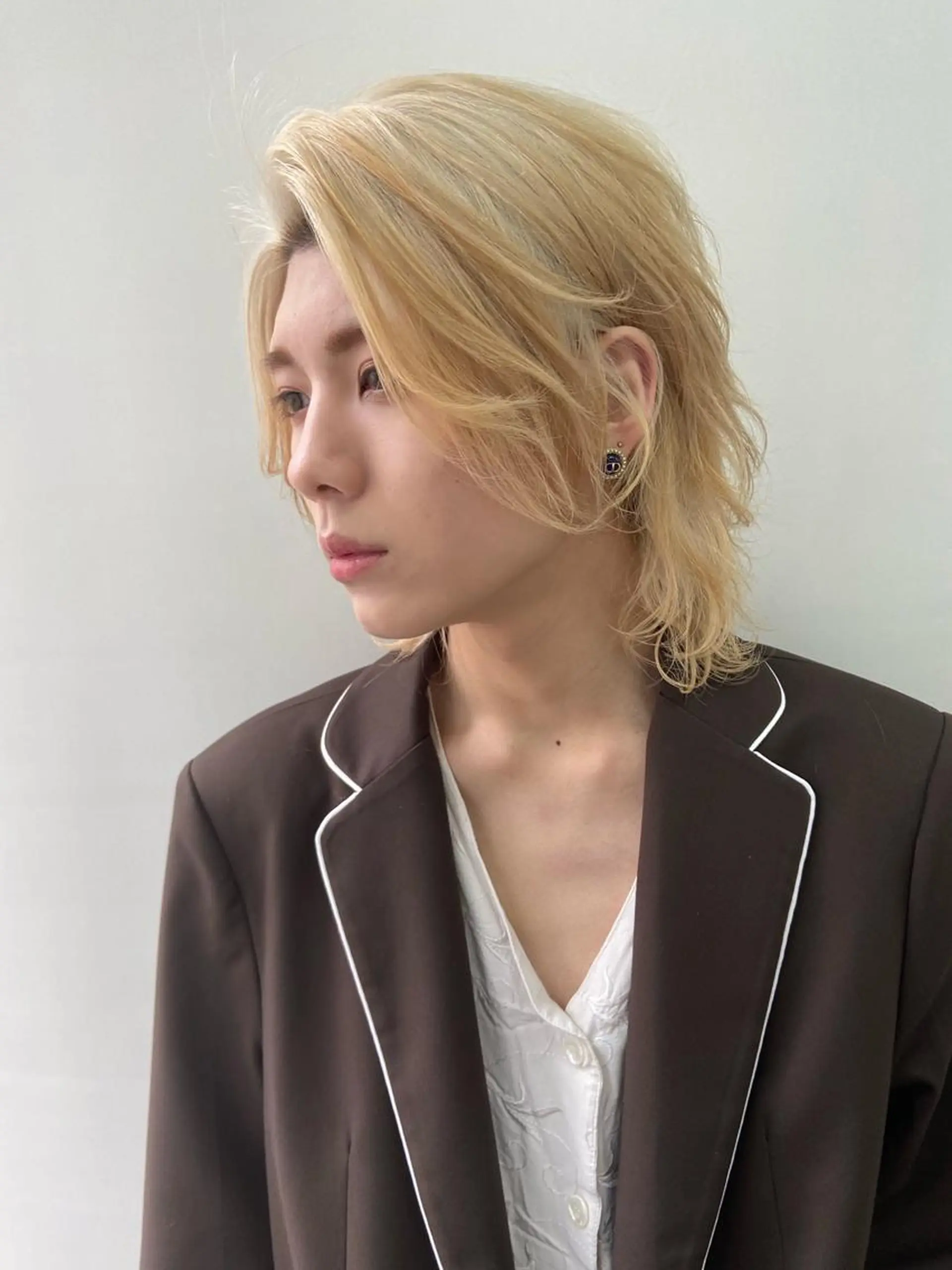 ミディアム メンズ WEG所属・韓国レイヤー/艶髪 WATSUKIのヘアスタイル