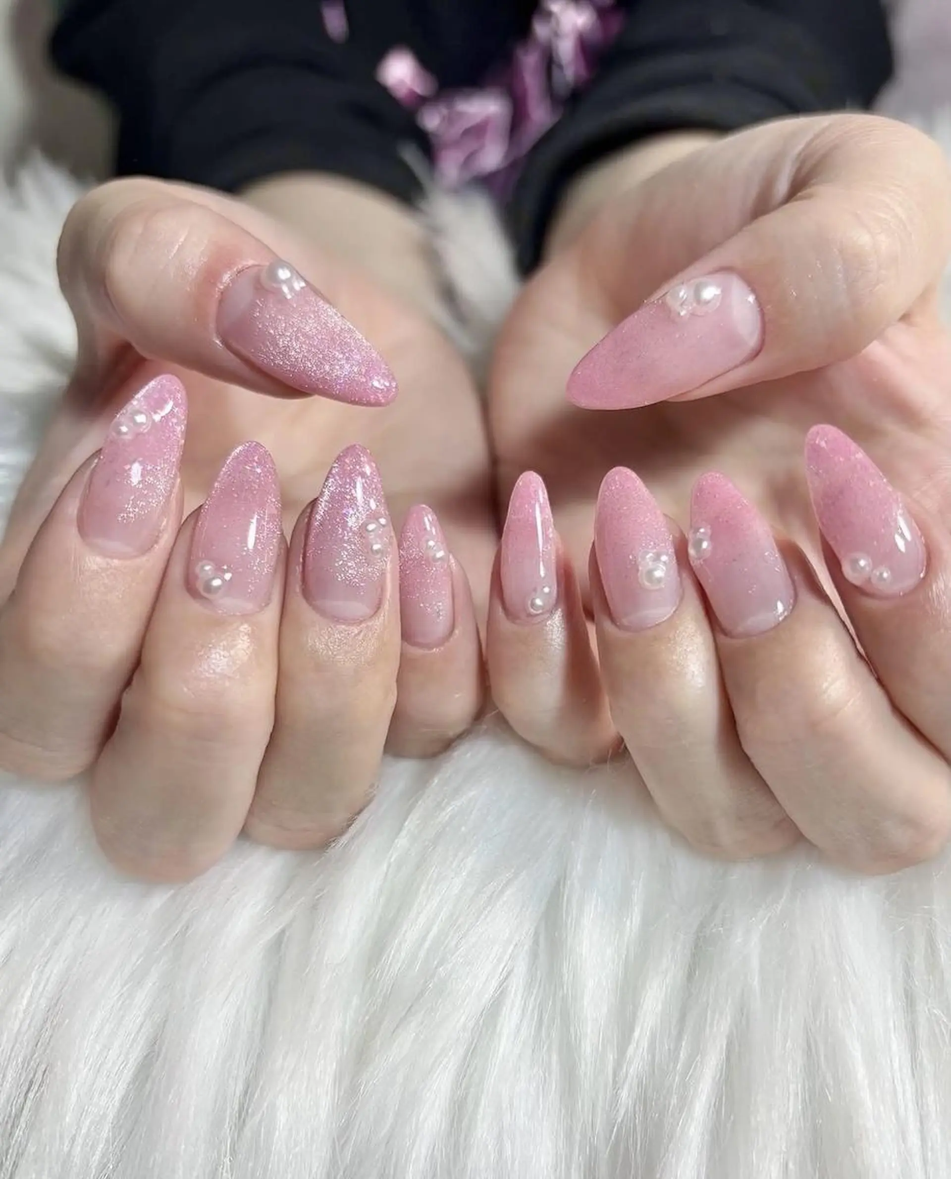 ネイル グラデーション マグネットネイル nail salon Libertyのネイルデザイン