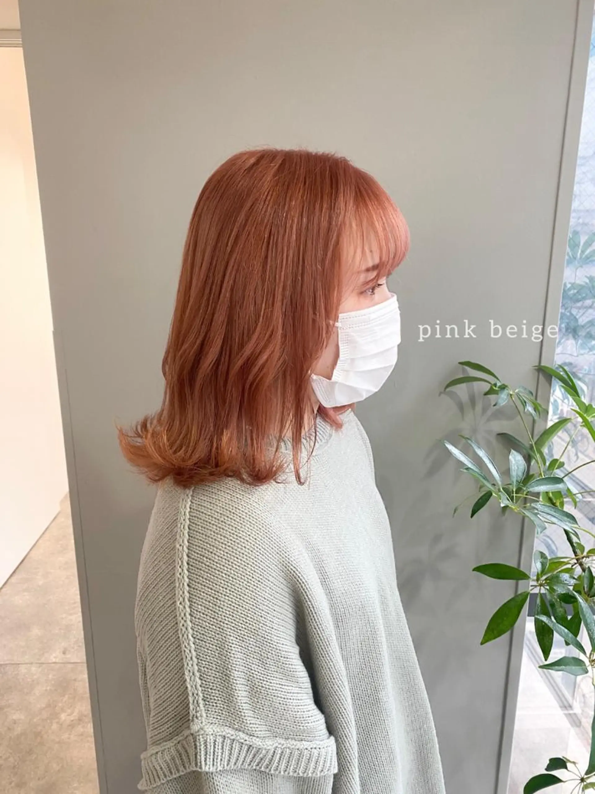 ミディアム カラー ピンクカラー ヘアカラー ボブ /ニュアンス/ satomi🧸💖のヘアスタイル