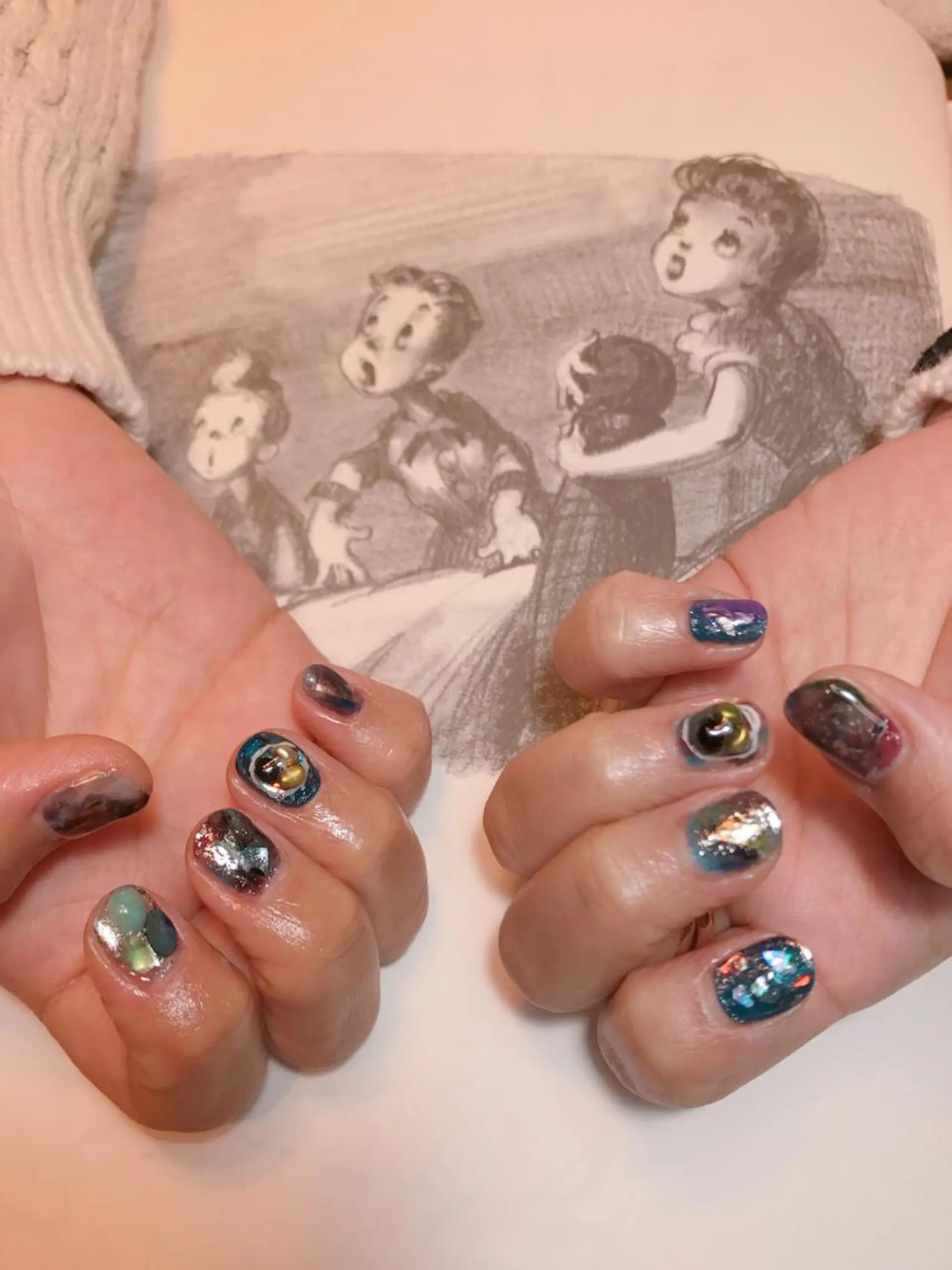 ネイル ニュアンスネイル owlnail /持込みデザイン専門のネイルデザイン