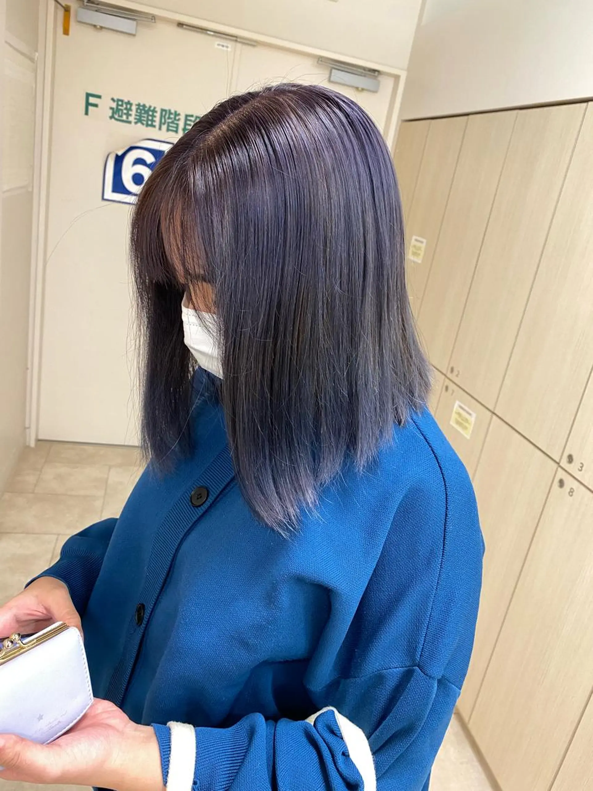 ショート カラー ラベンダーカラー ラベンダーグレー ヘアカラー トリートメント ヘアセット ハイトーン/ウルフ /レイヤー/坂野幸伸のヘアスタイル