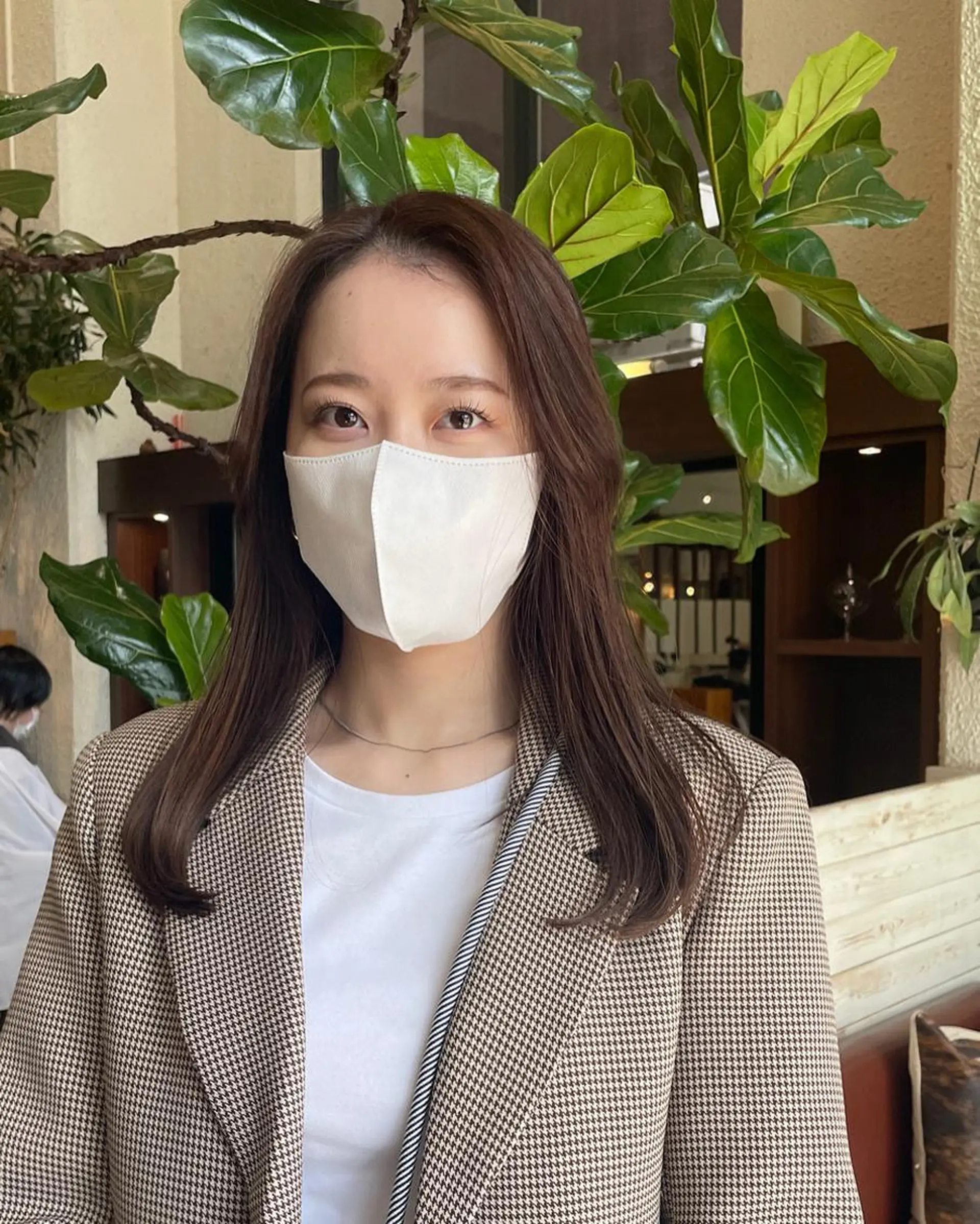 セミロング カラー ベージュカラー ブラウンカラー ブラウンベージュ 透明感カラー ラベンダーカラー AFFECTiONERY所属・miyabu momokaのマツエク・マツパデザイン