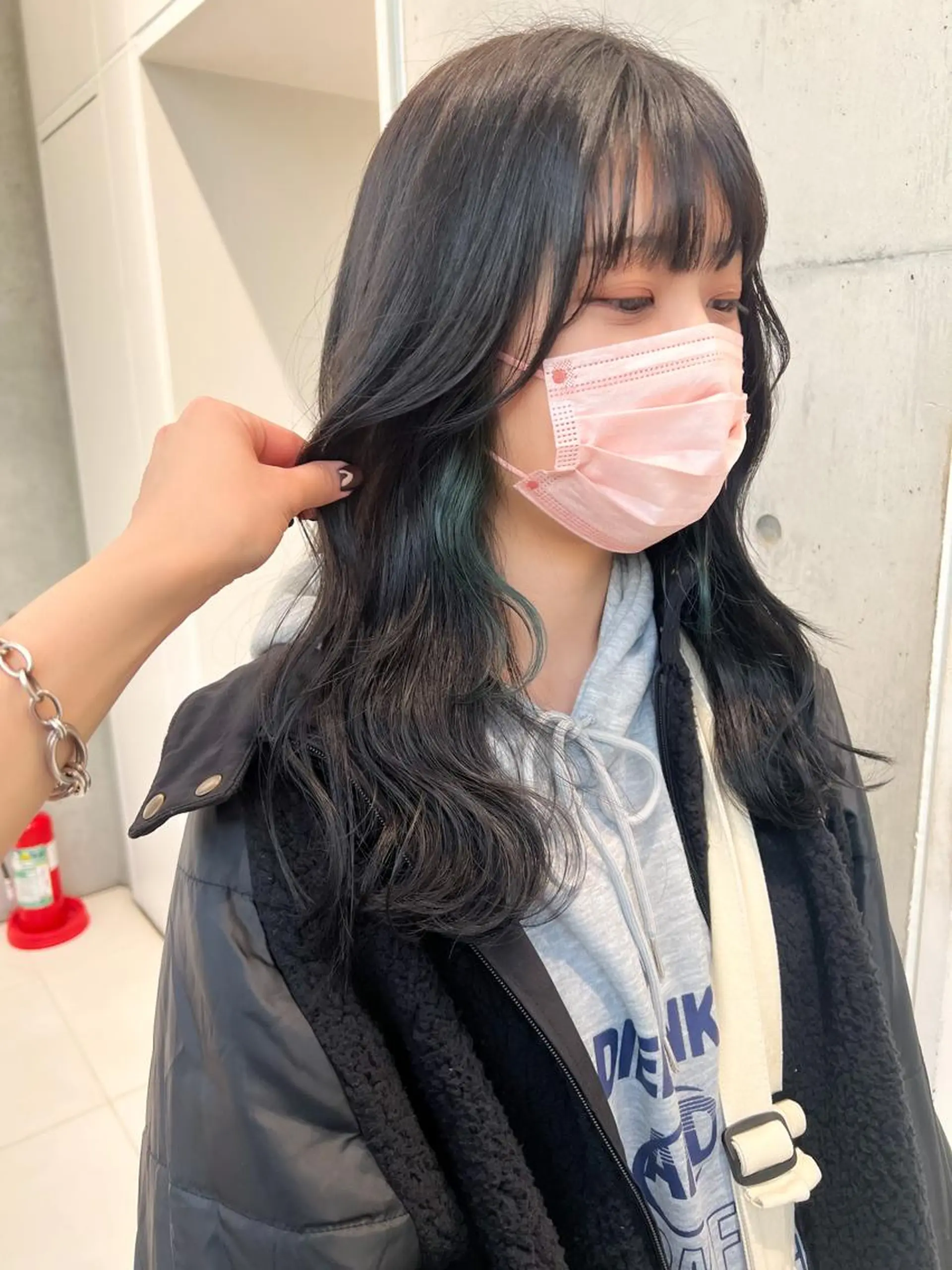 ロング カラー ヘアカラー トリートメント "小顔カット" Fuko.のヘアスタイル