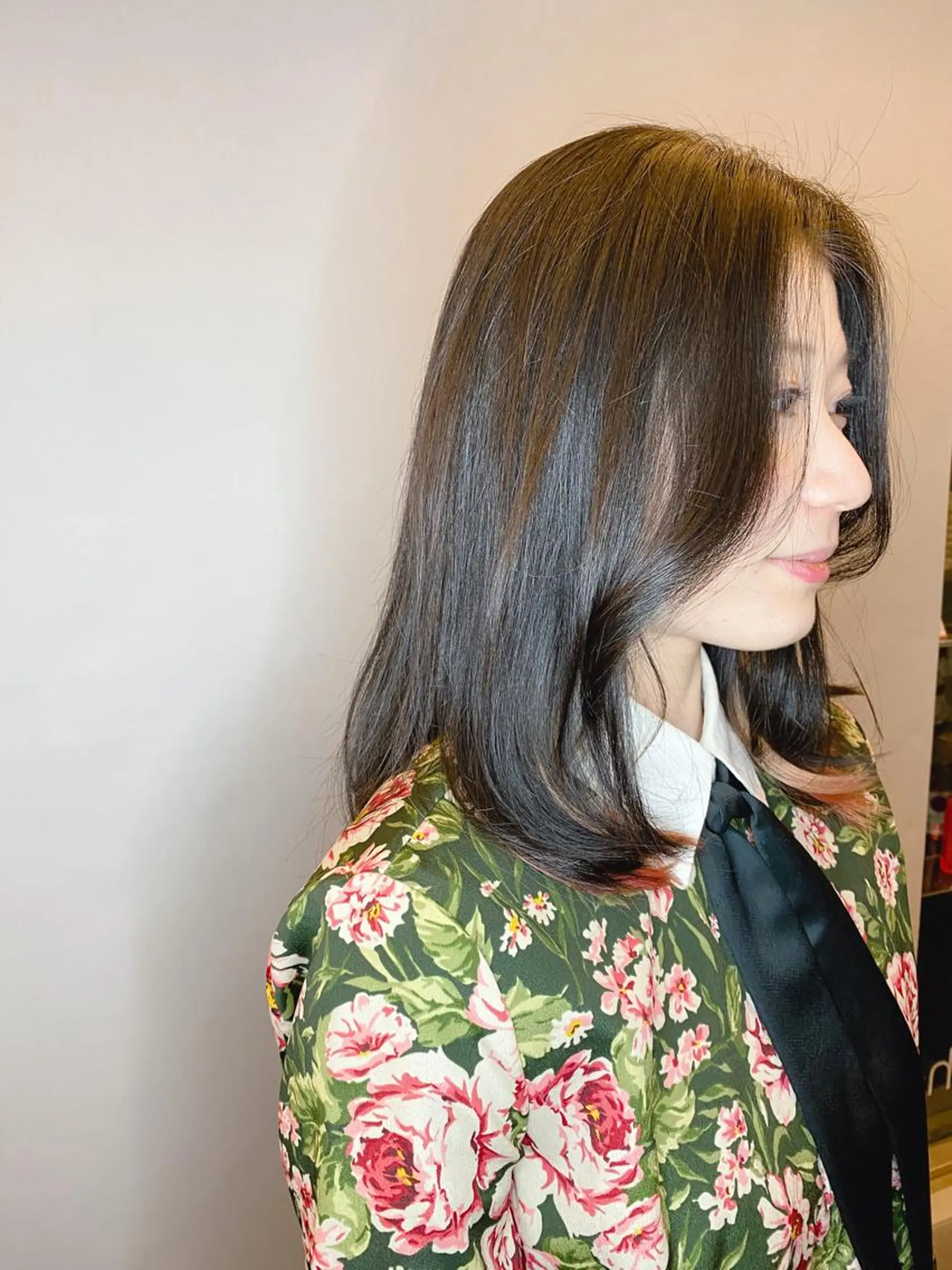 セミロング SHINKA所属・小倉 愛のヘアスタイル