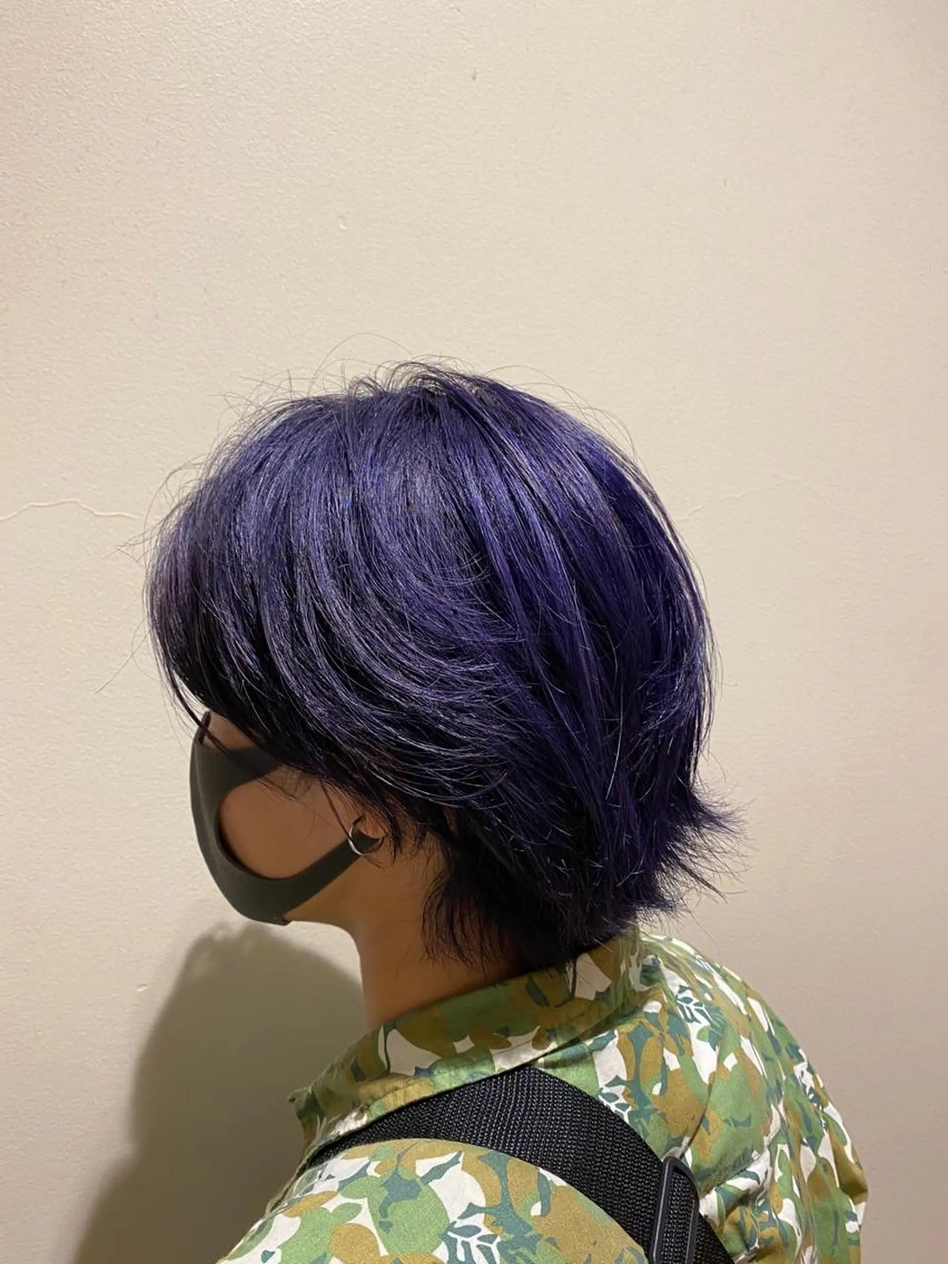 ショート メンズ パープルカラー 【メンズ特化】 ツツイリュウノスケのヘアスタイル