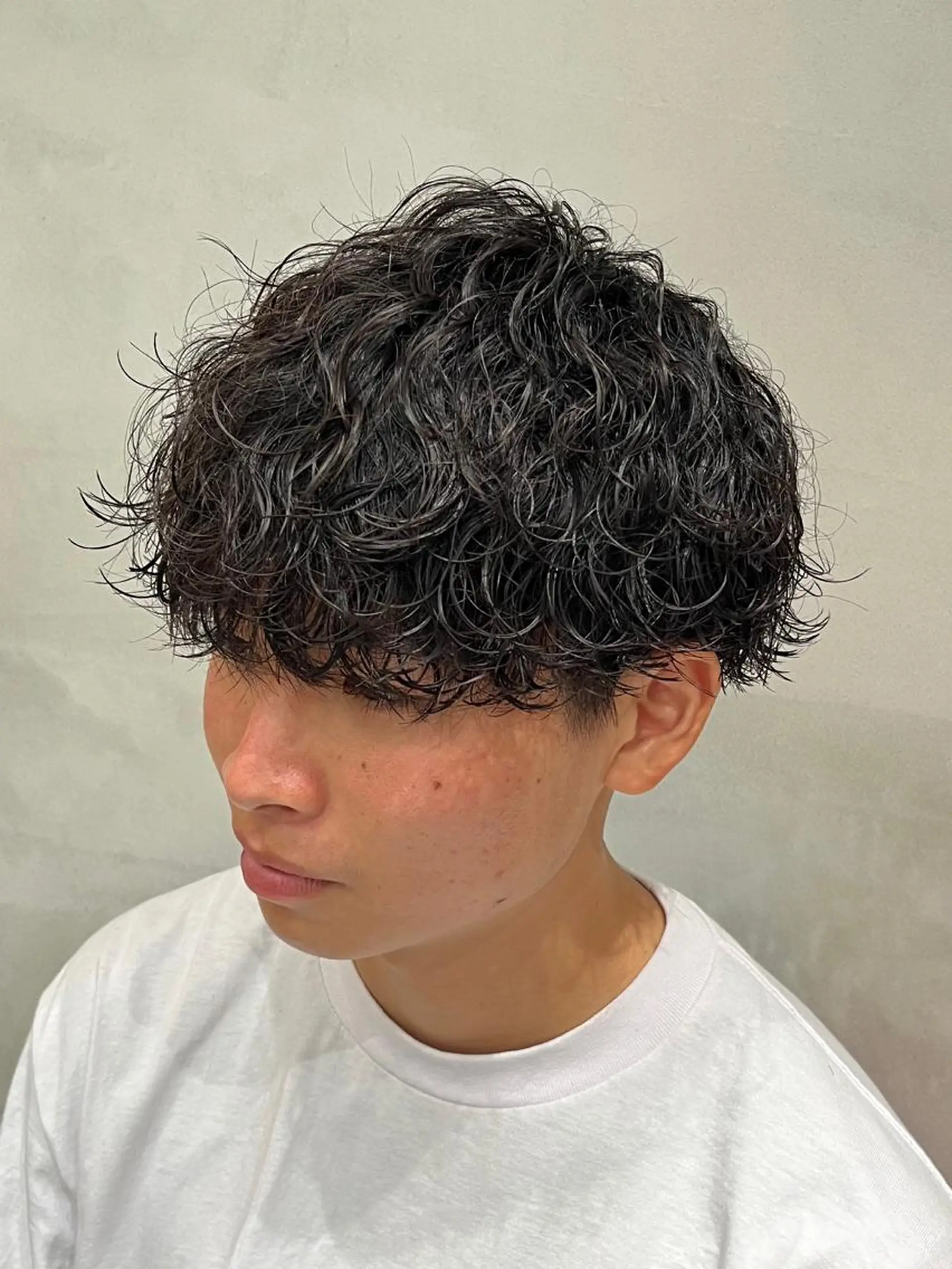 ショート パーマ メンズ メンズパーマ スペインカール スパイキーショート ツイストスパイラルパーマ 波巻きパーマ 松下 友希 【fifth】のヘアスタイル