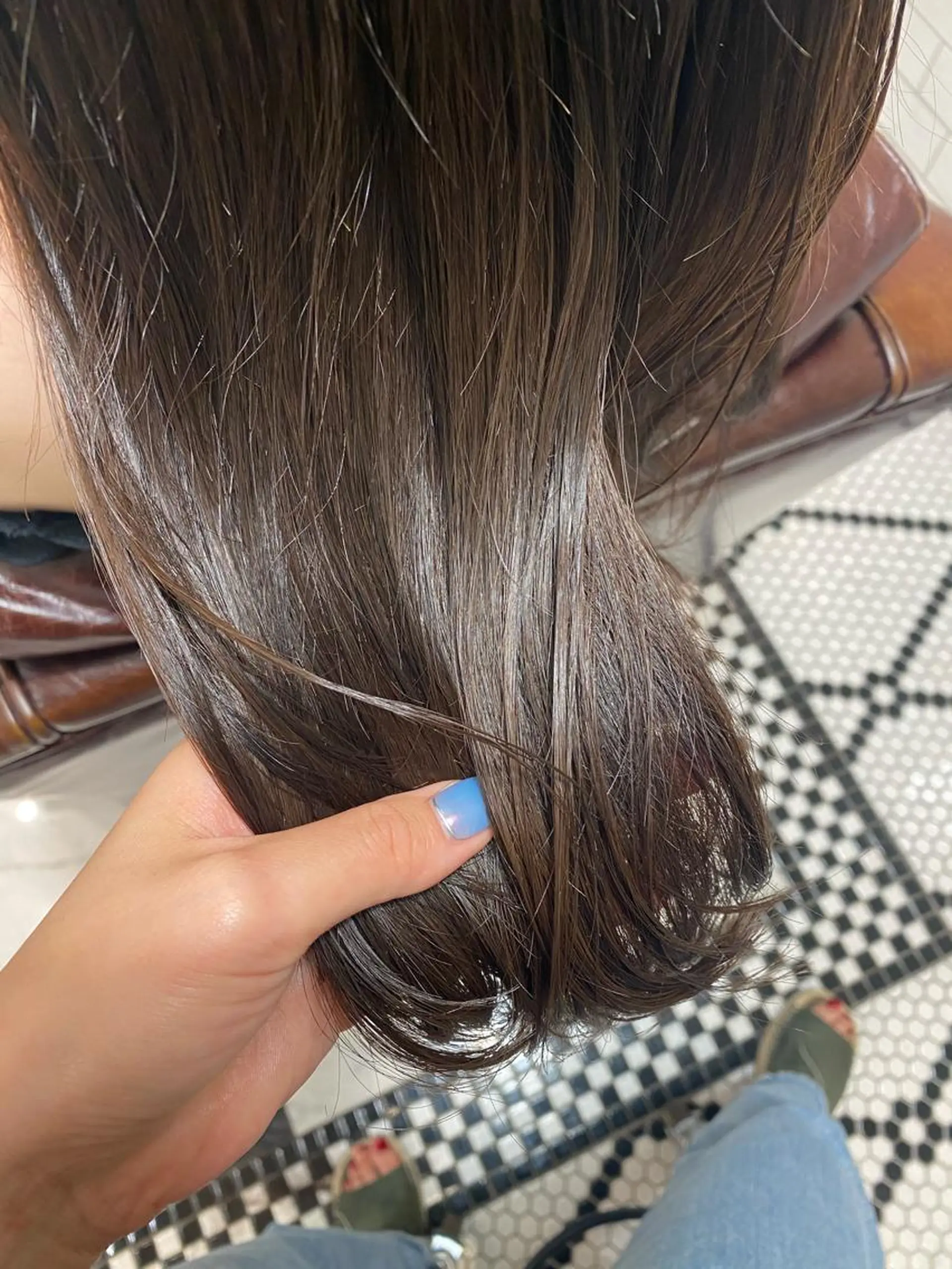 ロング カラー ベージュカラー ラベンダーカラー 色素薄めカラー❤︎ chihiroのヘアスタイル