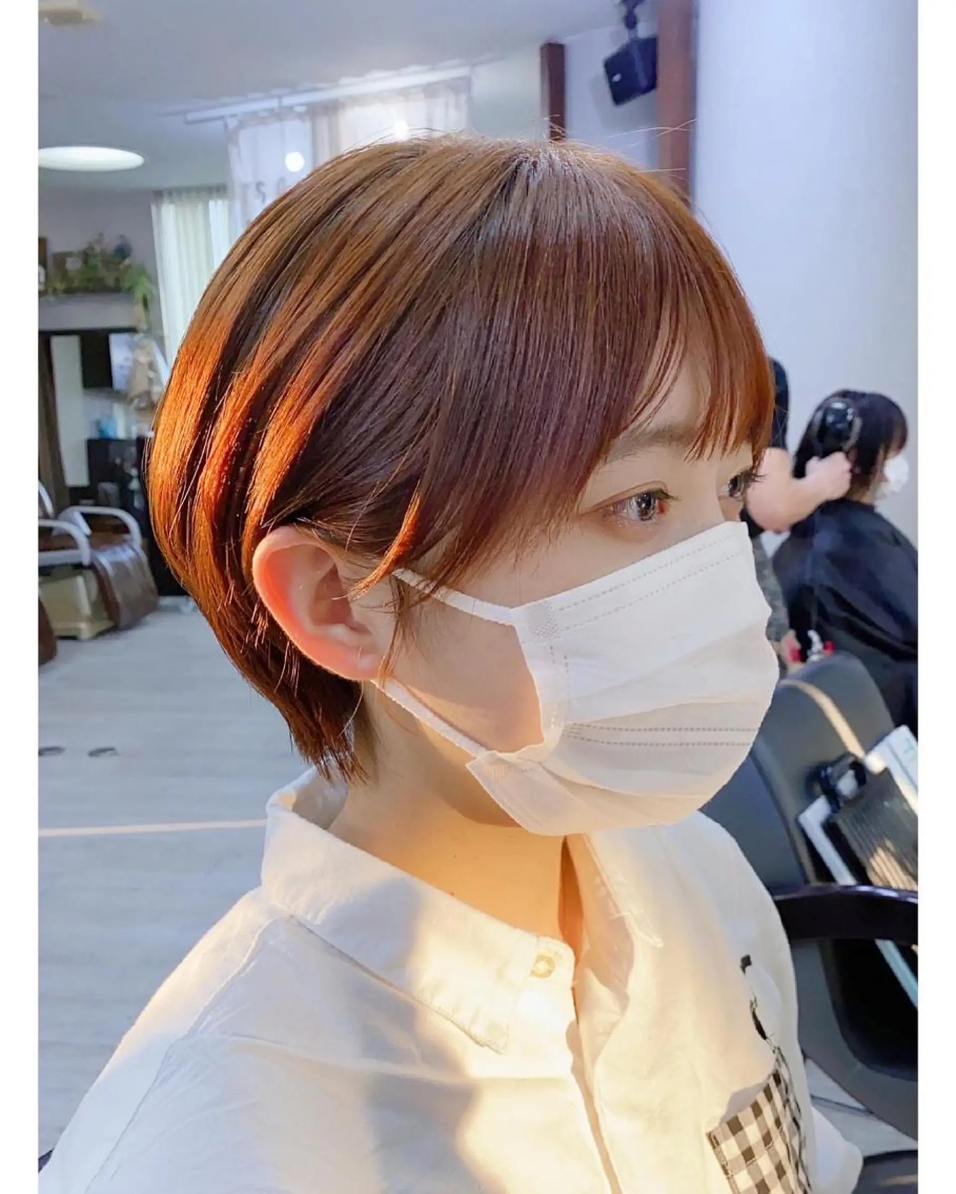 ショート カラー オレンジ cocoru所属・＊横浜駅＊ 金子 誠也のヘアスタイル