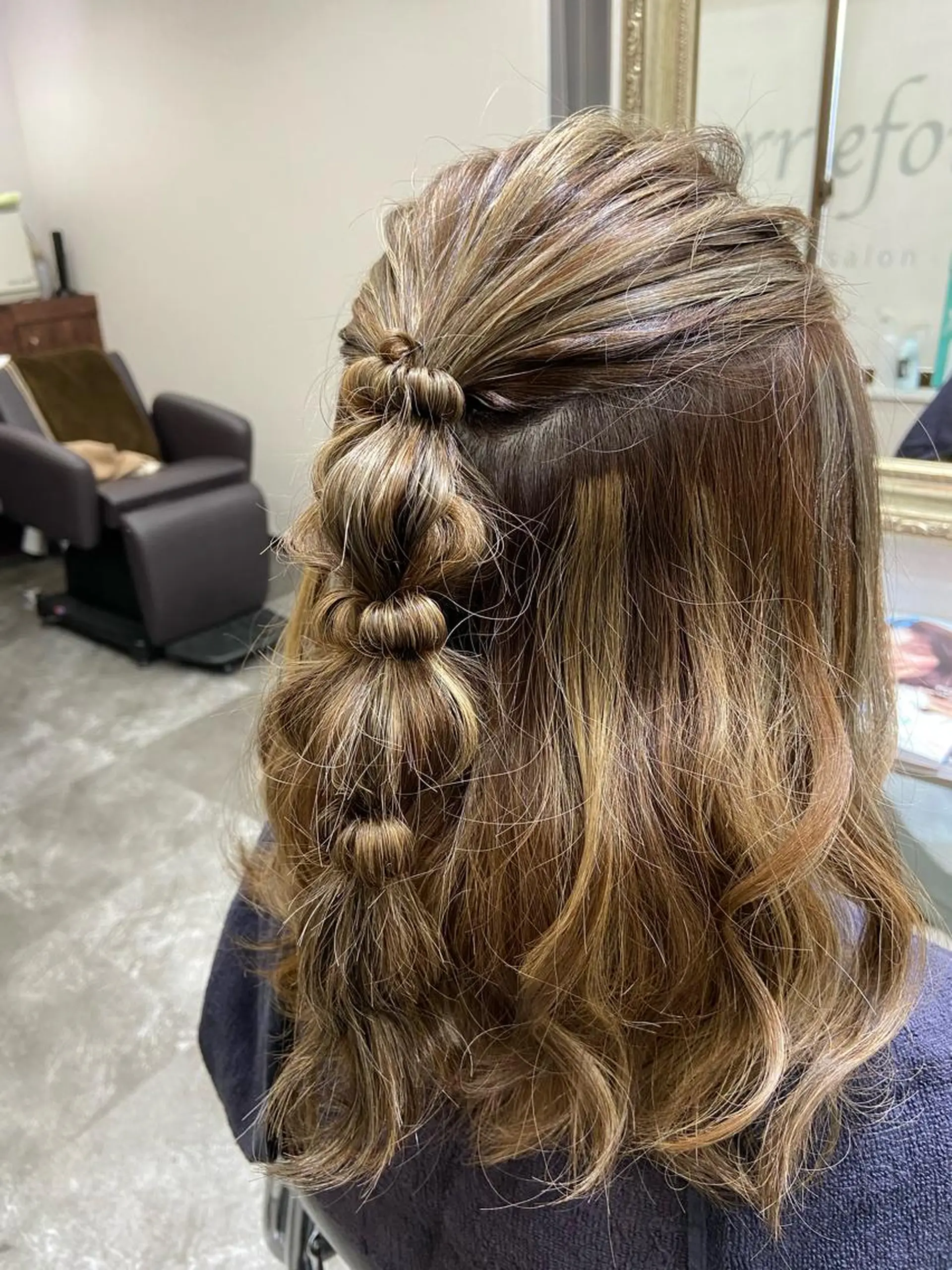 ミディアム ヘアアレンジ 籾木 美優のヘアスタイル