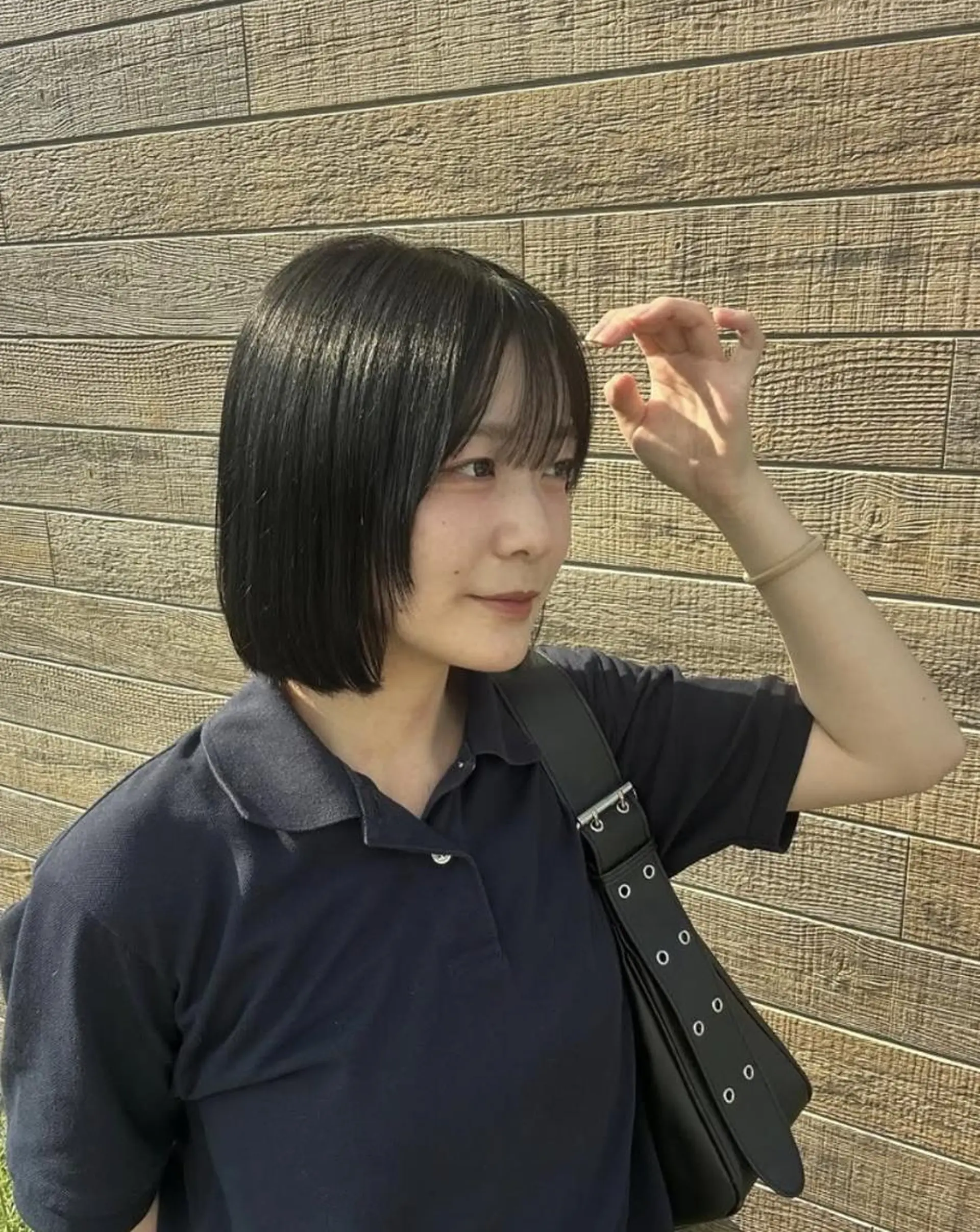 ショート カラー ブリーチ ブリーチなしカラー 笠原 凪のヘアスタイル