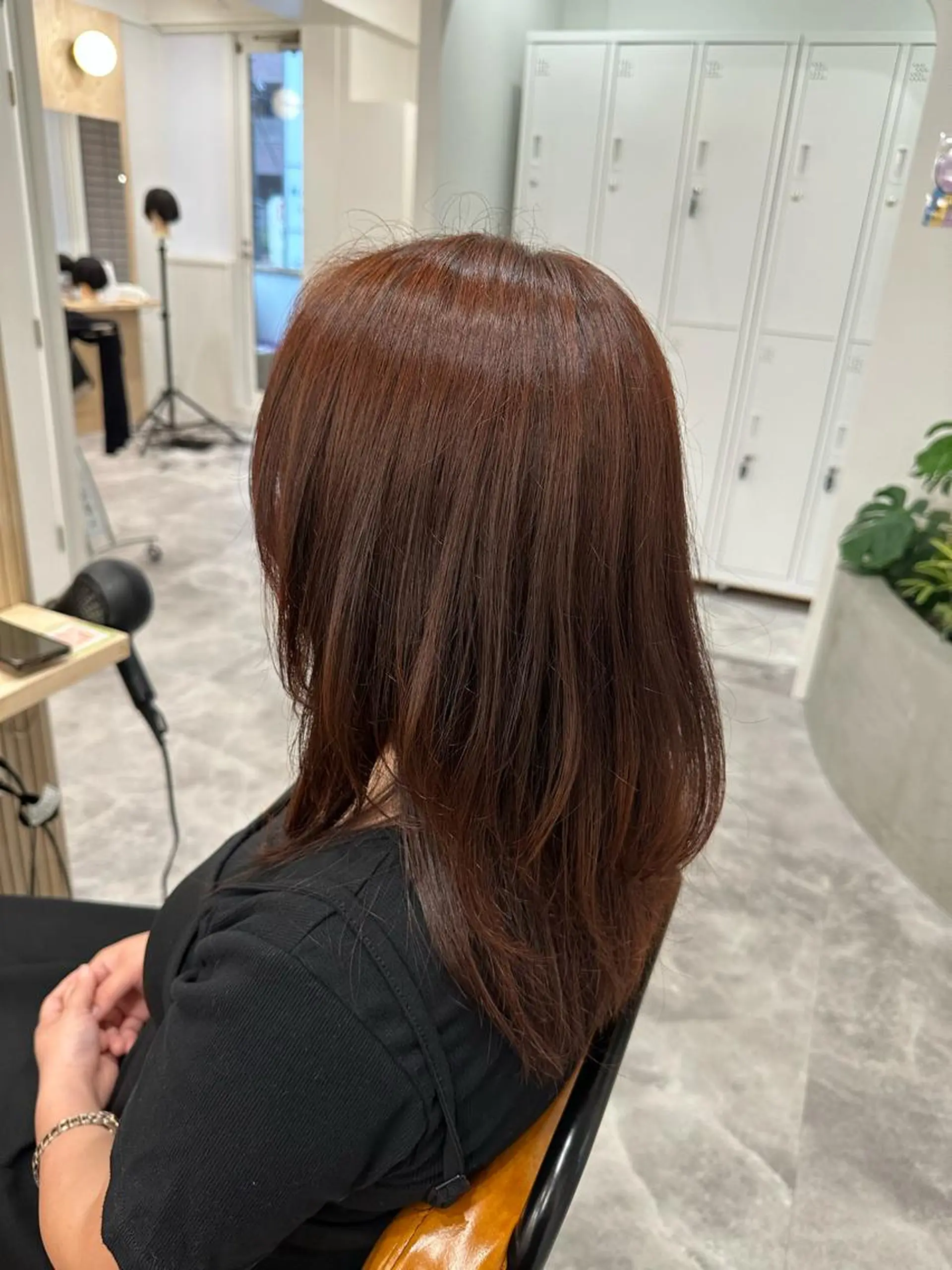 セミロング カラー カット ヘアカラー ROPE🫧 フウカのヘアスタイル