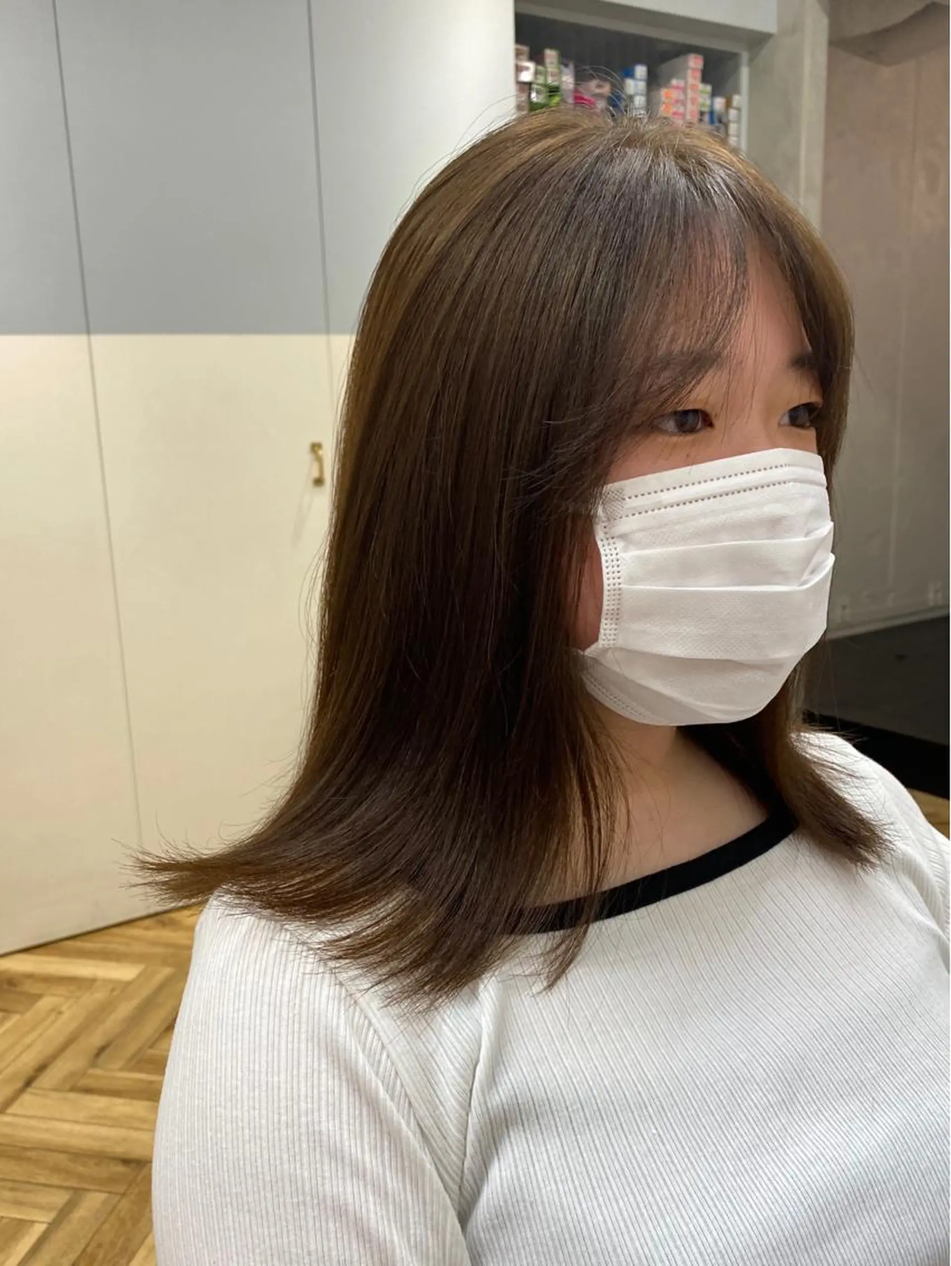 ミディアム カラー 村田 りょうやのヘアスタイル