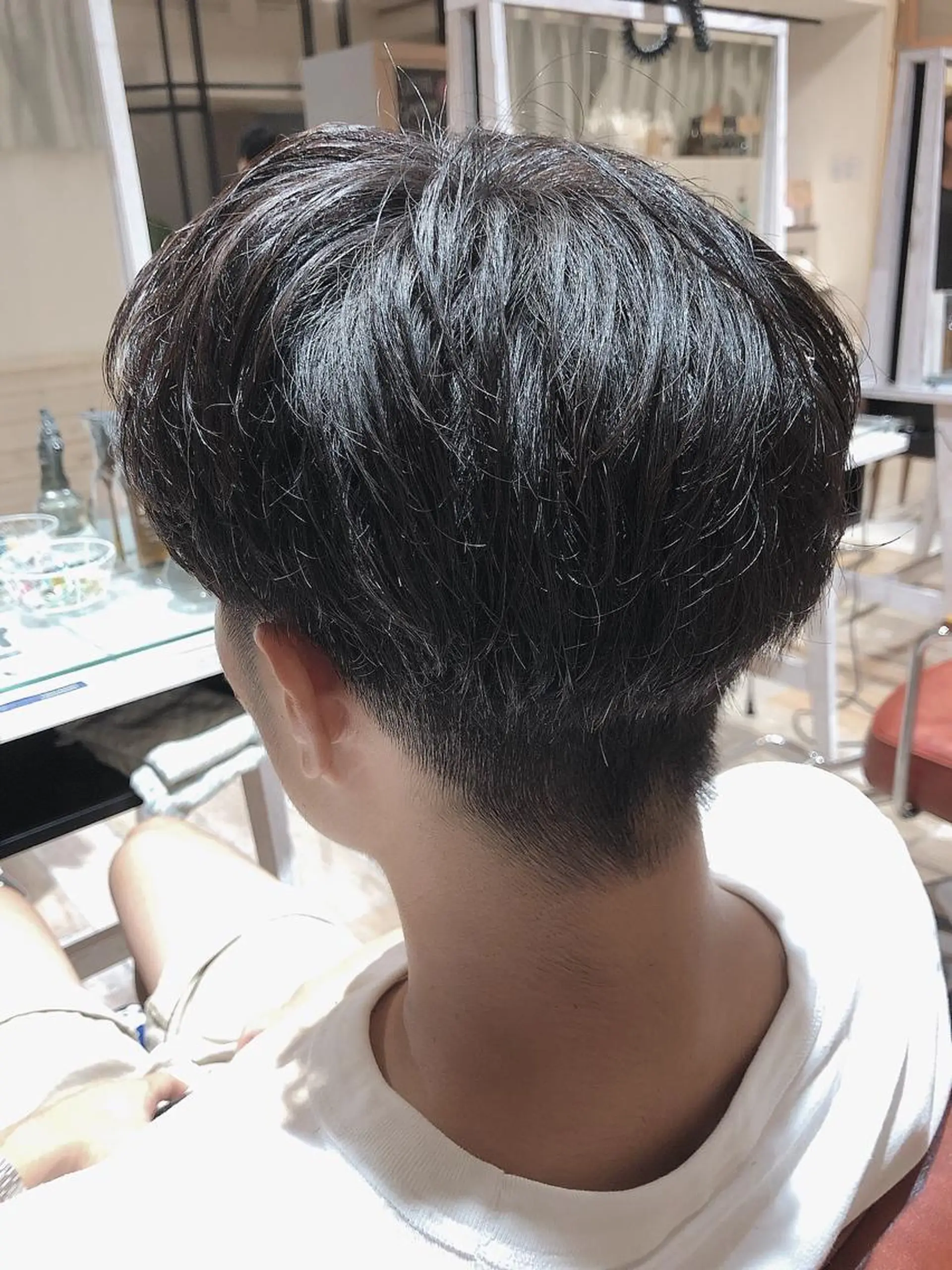 メンズ あき えいみのヘアスタイル