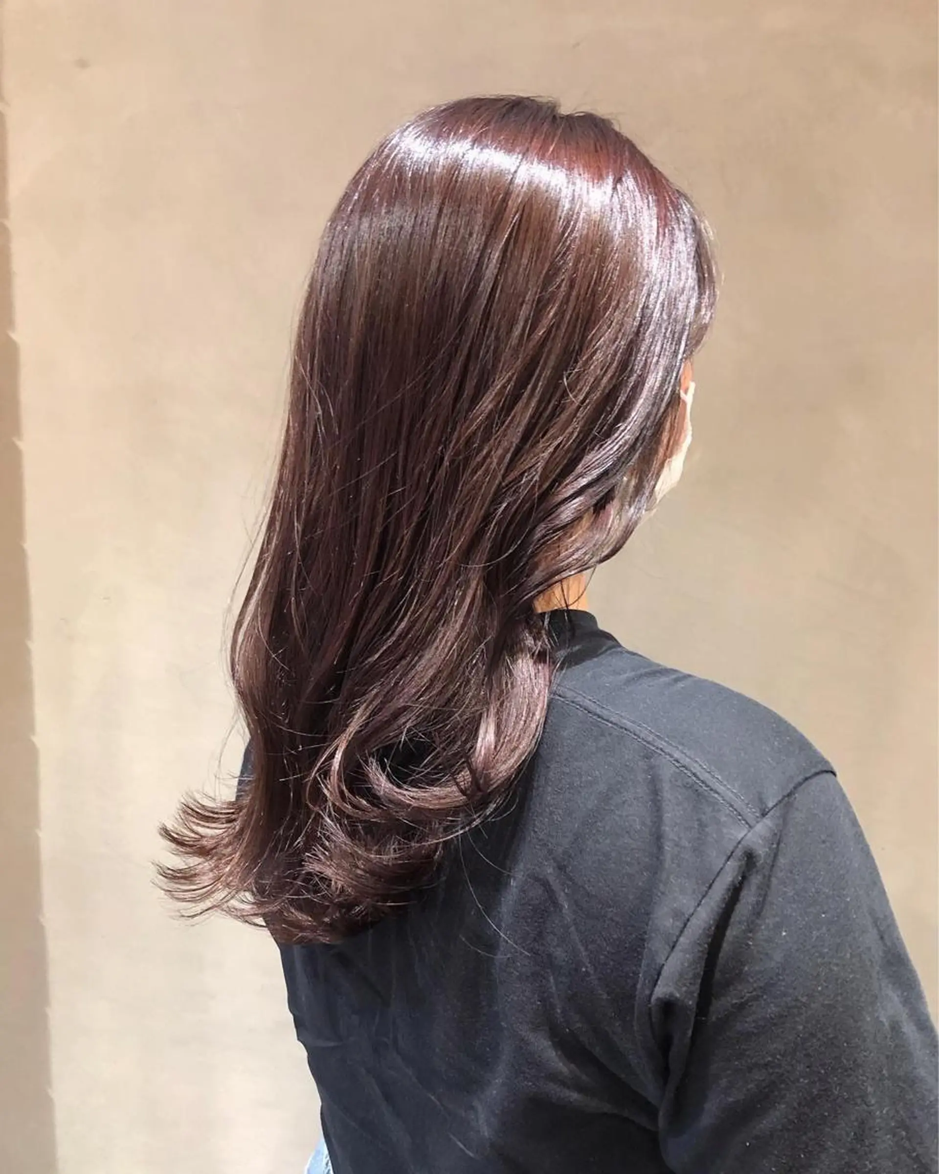 ロング カラー ヘアアレンジ ブラウンカラー 透明感カラー ココアブラウン トリートメント カット ヘアカラー トリートメント 酸性縮毛矯正🧴韓国 レイヤー/髪質改善のヘアスタイル