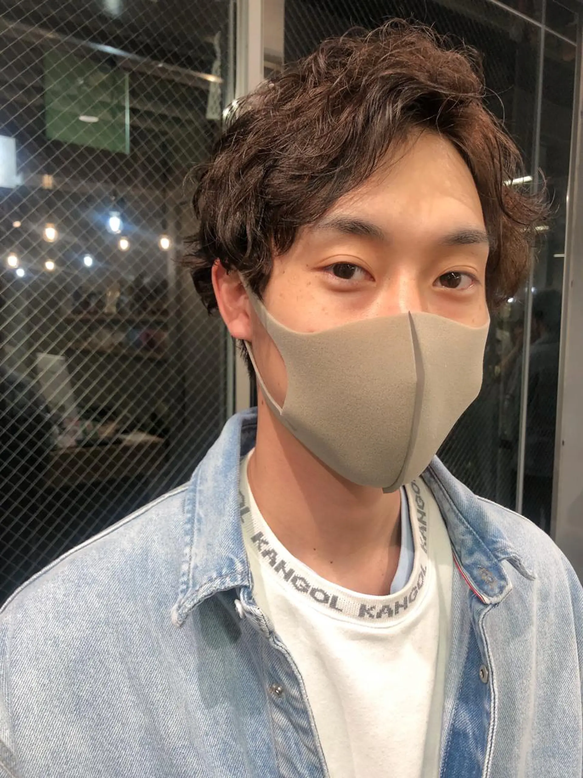 ショート パーマ メンズ メンズパーマ プードルパーマ ニュアンスパーマ プードルパーマ rii-🩰 トレンド韓国ヘアのヘアスタイル