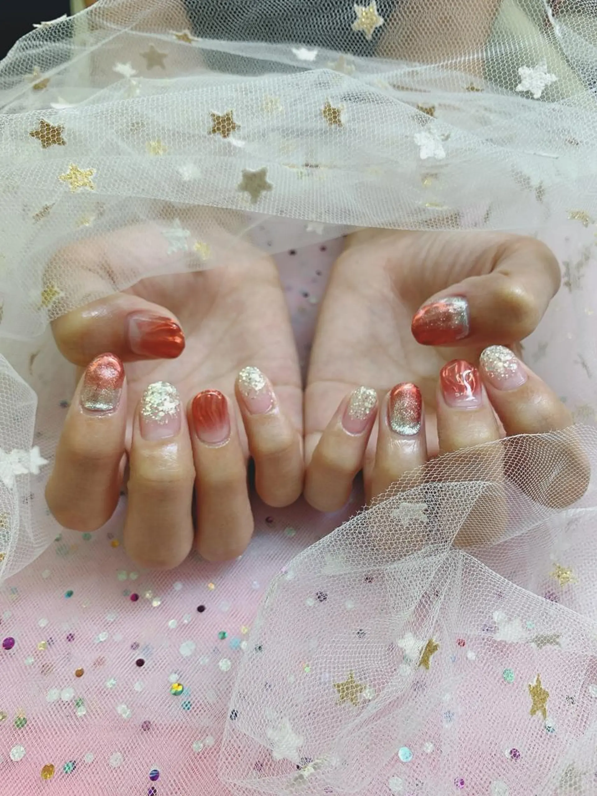 ネイル 🦋ネイルサロン ブラン🌈ゆりのネイルデザイン