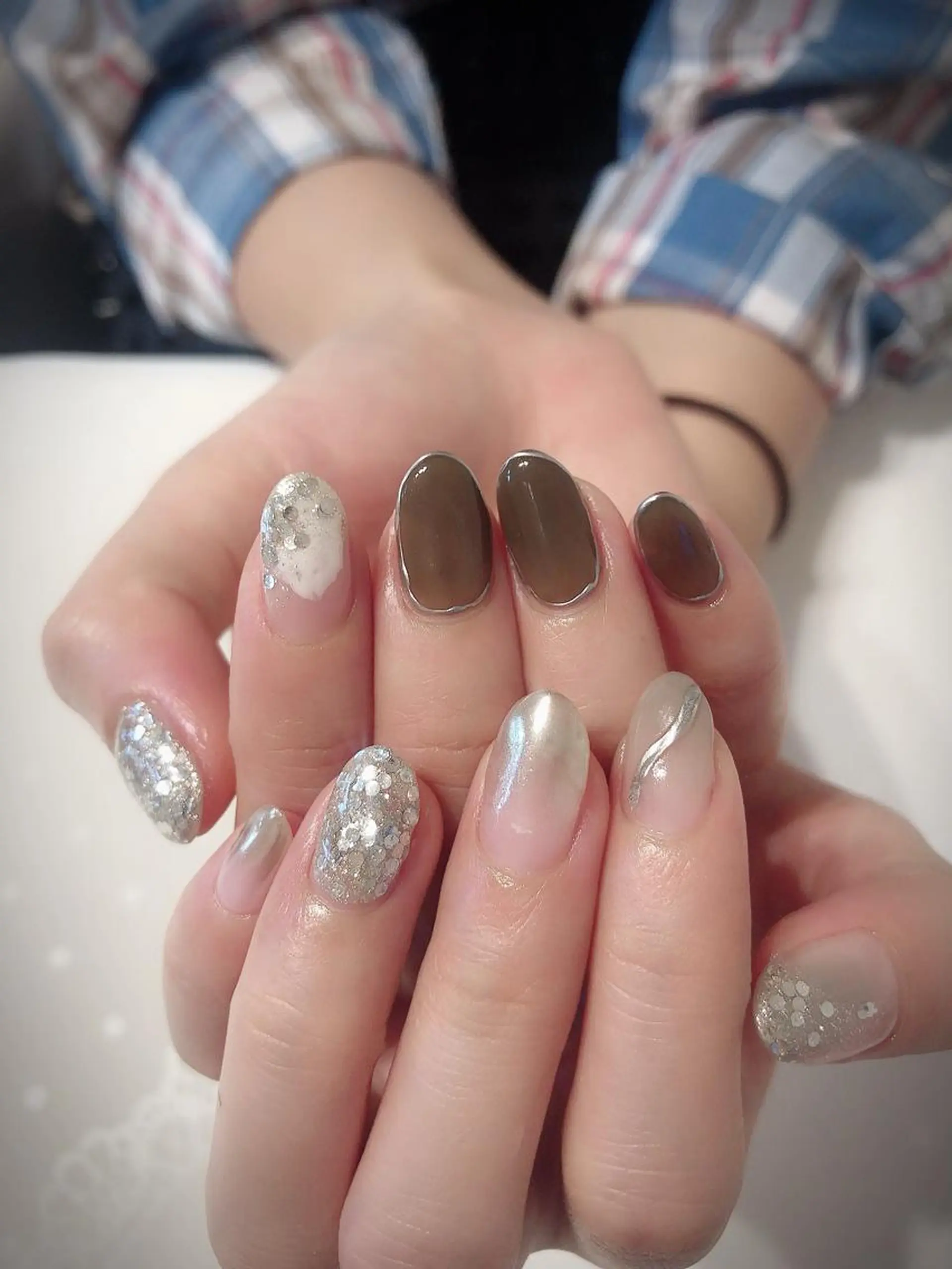 ネイル ニュアンスネイル ハンドネイル * haruのネイルデザイン