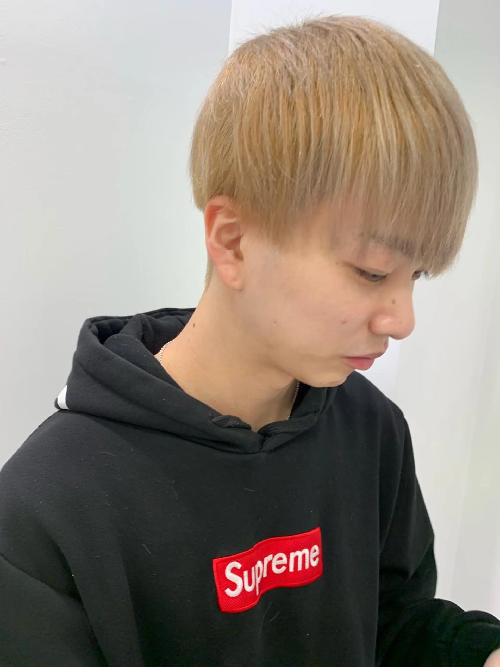 メンズ BABY 艶髪暗髪ヘア💖達人のヘアスタイル