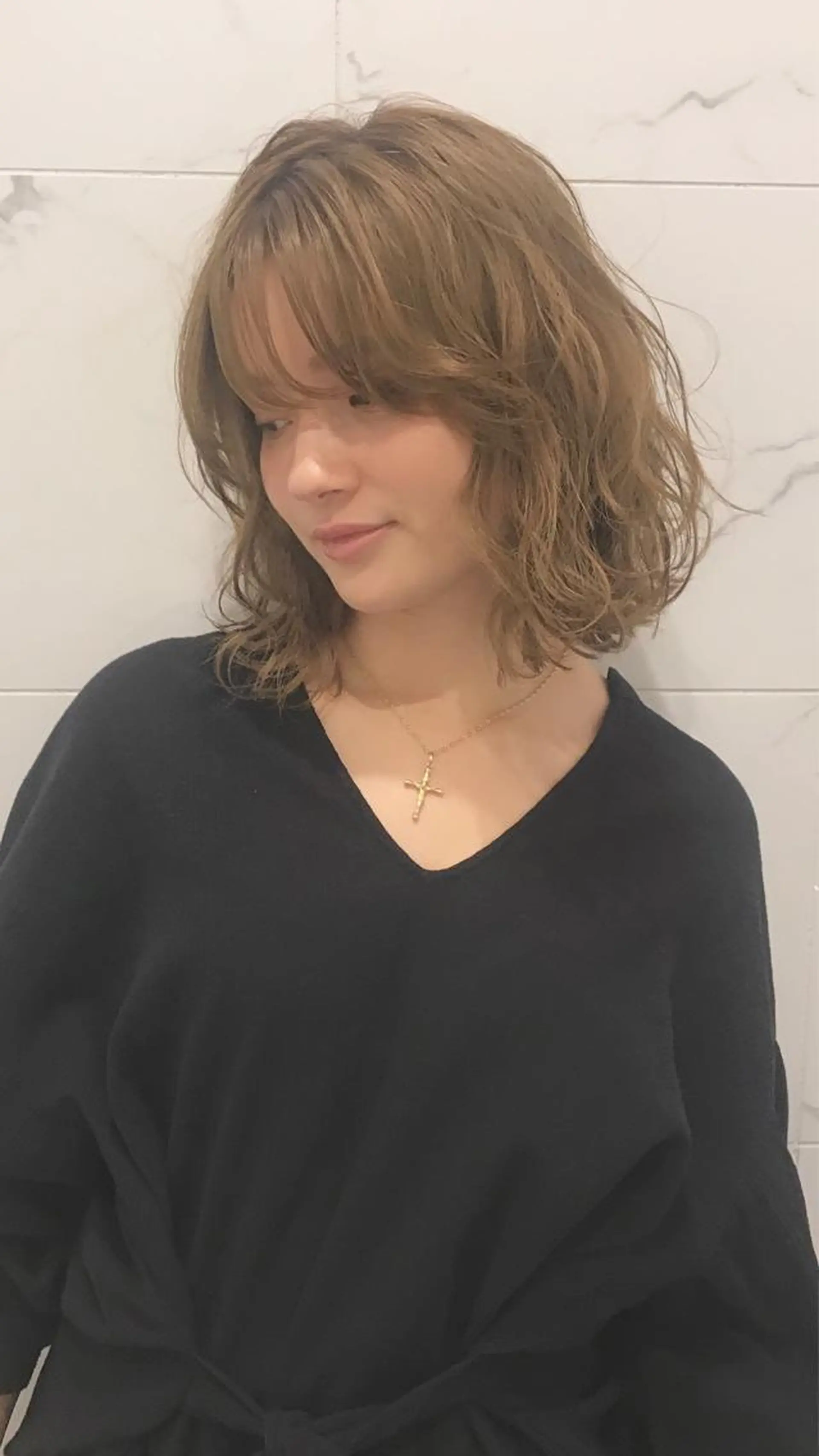 ショート 外国人風カラー ハイライト 髪質改善 韓国風ヘア レイヤーカット ハリウッドブロウ LAID BACKの眉毛・アイブロウイメージ