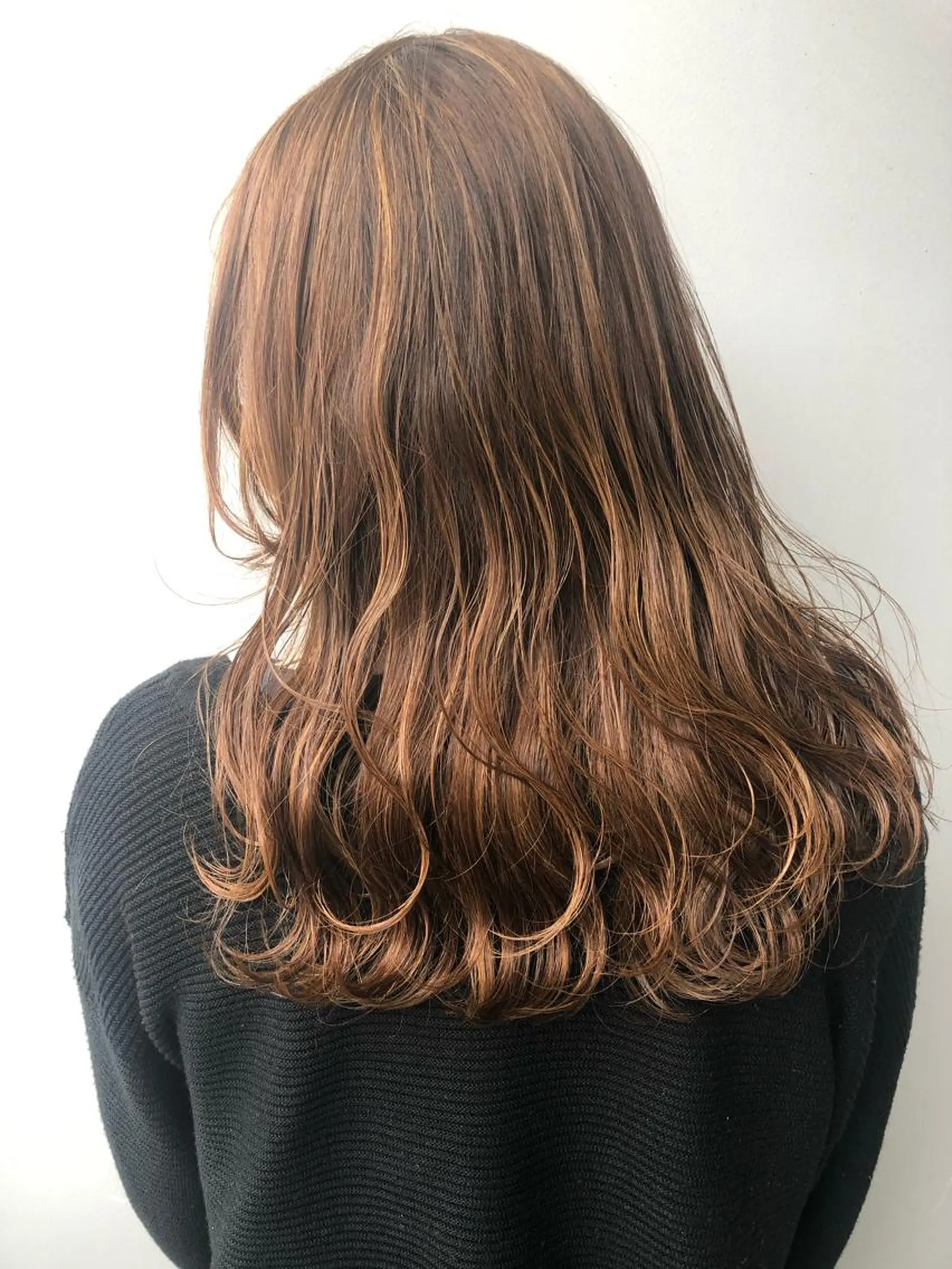 セミロング カラー ヘアアレンジ ヘアカラー トリートメント ヘッドスパ Nero✂︎ officialのヘアスタイル