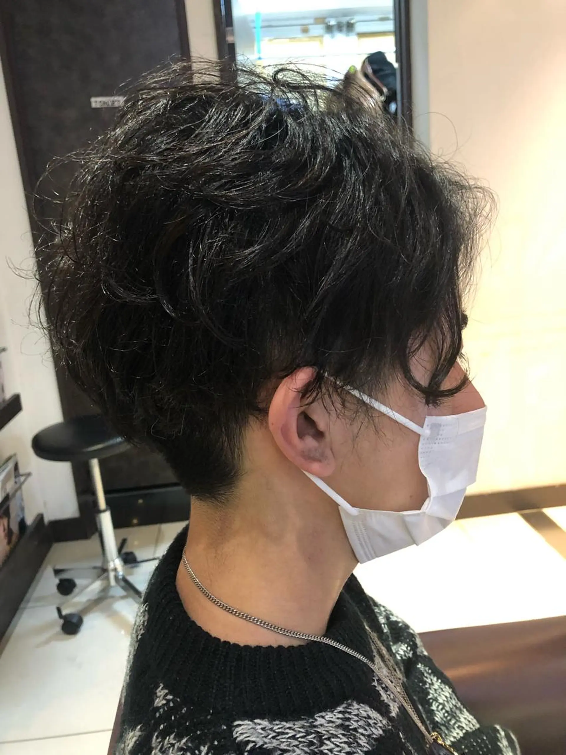 パーマ メンズ La ciel両国 岩船のヘアスタイル