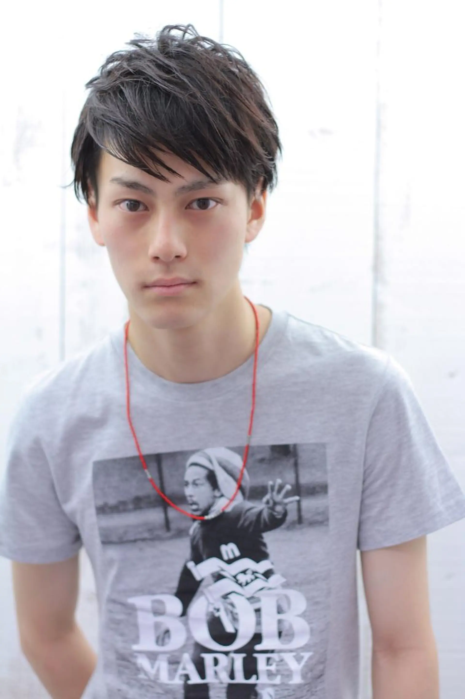 ショート メンズ EMANONシェアサロン心斎橋店所属・韓国メンズヘア　ミル クティボブ　足立佳代のヘアスタイル