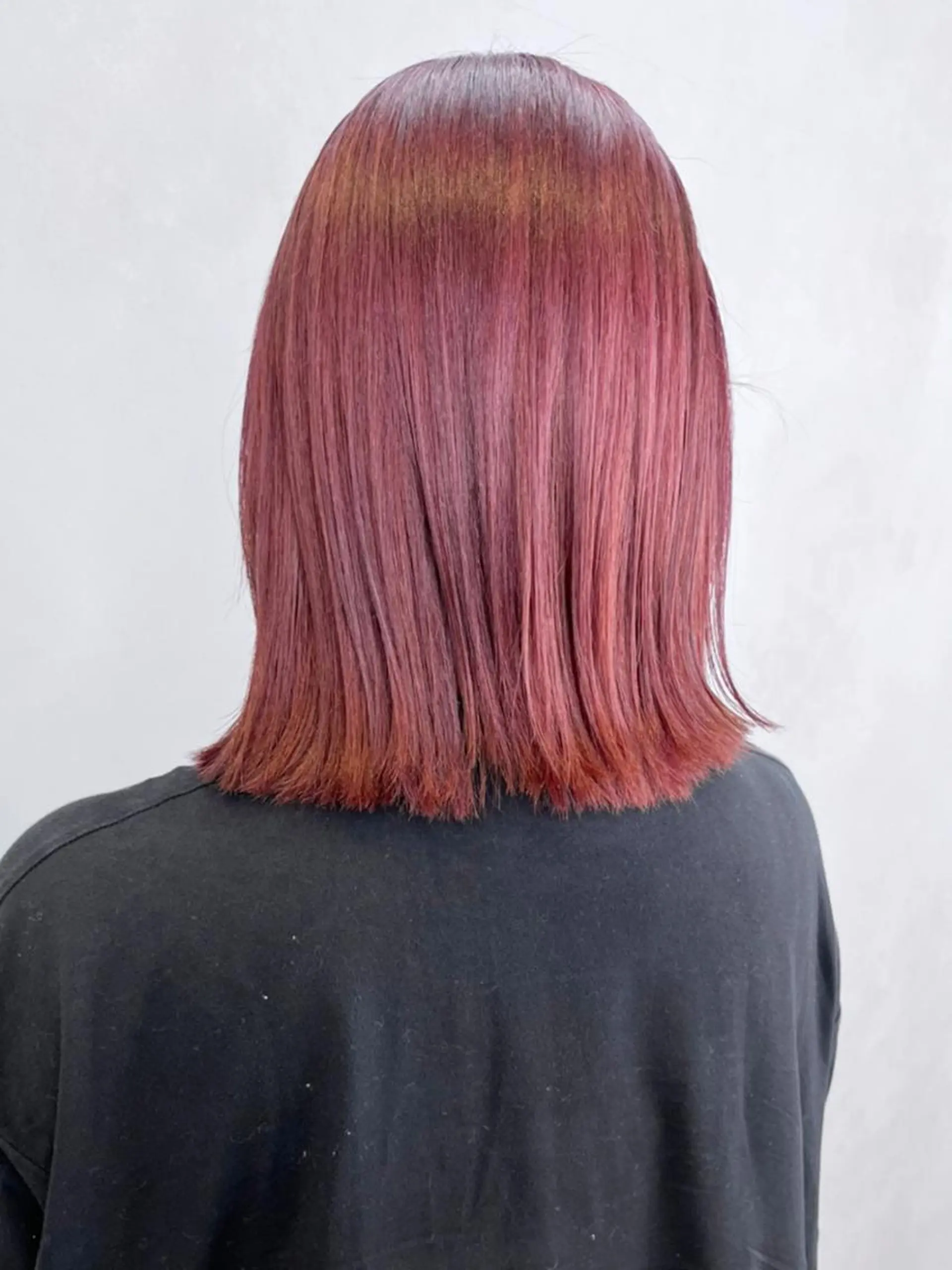 カラー パーマ ヘアアレンジ レッドカラー カット ヘアカラー トリートメント ITbyALBUM 藤沢店のヘアスタイル