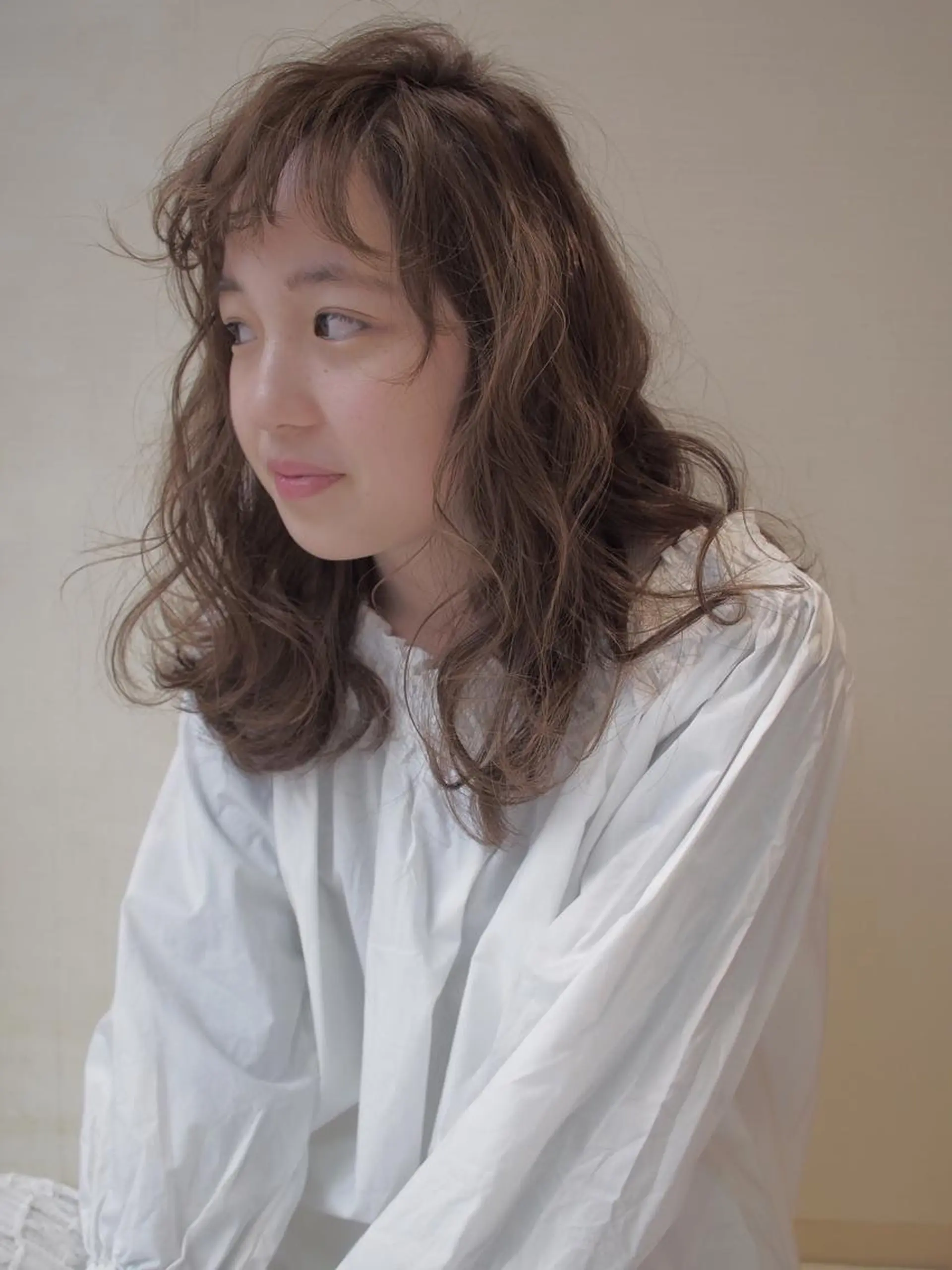 セミロング カラー 似合わせカット🌿 前川のヘアスタイル