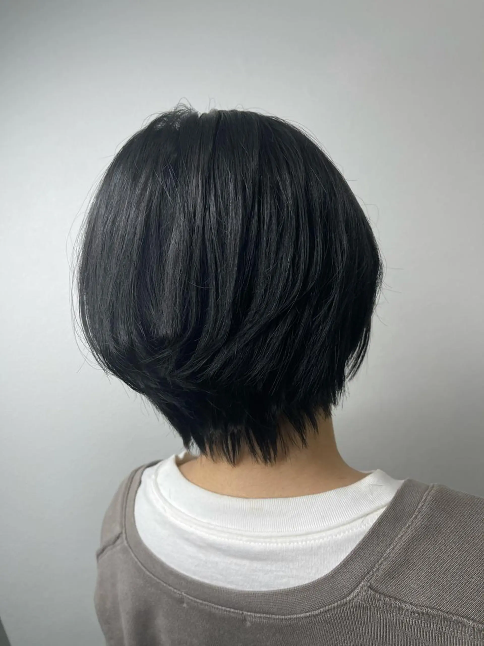 ショート カラー トリートメント カット ヘアカラー トリートメント &chaLme   心斎橋所属・emi/髪質改善/ 韓国風/艶カラーのヘアスタイル