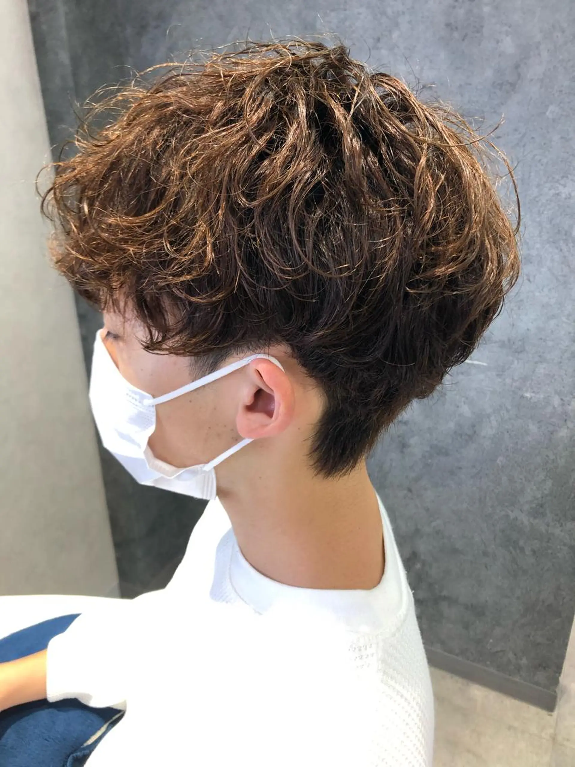 パーマ メンズ メンズパーマ スパイラルパーマ カット パーマ トリートメント Noy所属・Noyヨシモト ヒロトのヘアスタイル