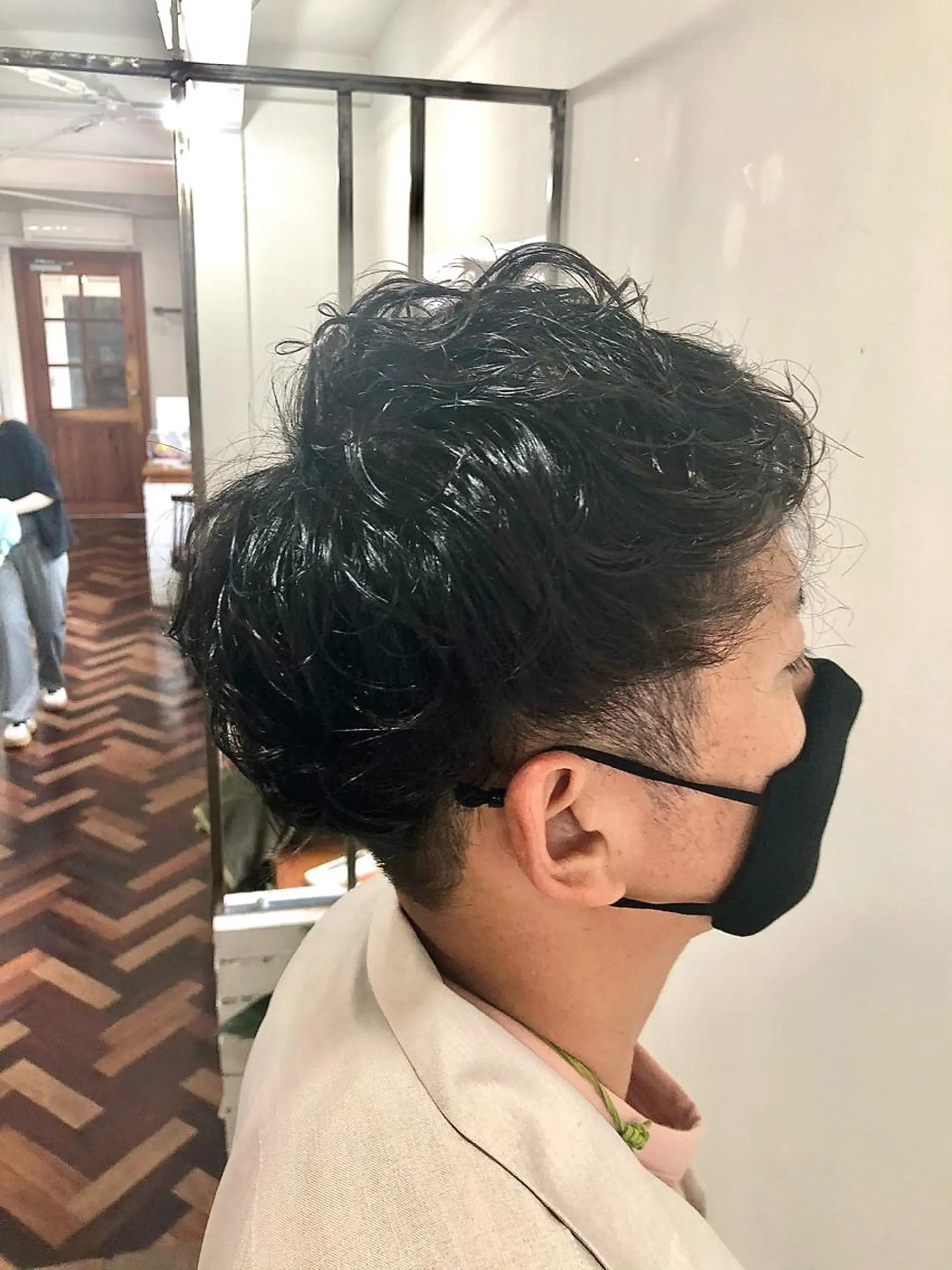 ショート パーマ メンズ メンズパーマ スパイラルパーマ カット パーマ fulam所属・佐藤悠生/郡山 メンズパーマ.カットのヘアスタイル