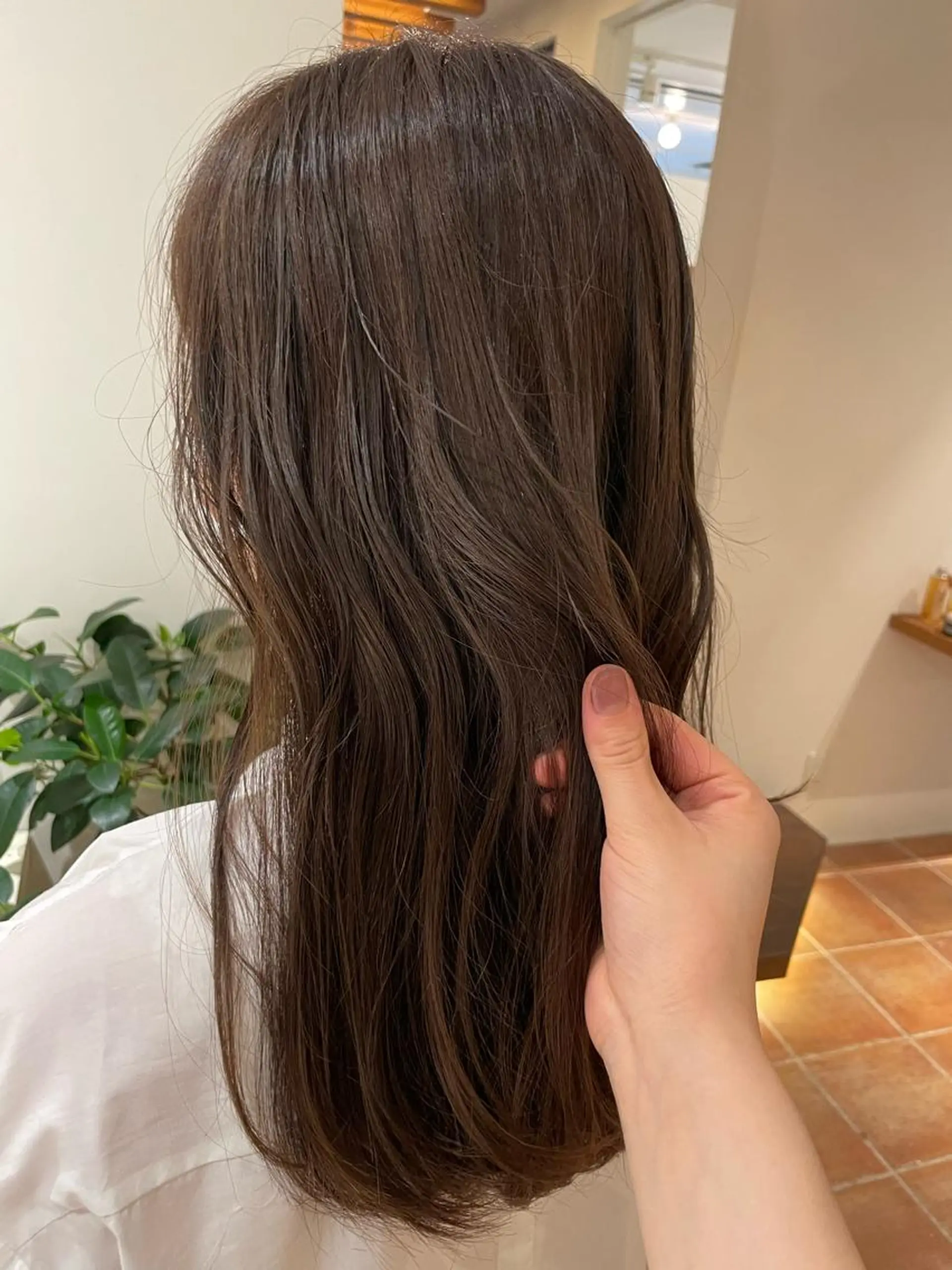 ロング ヘアカラー イシバシ ミナミのヘアスタイル