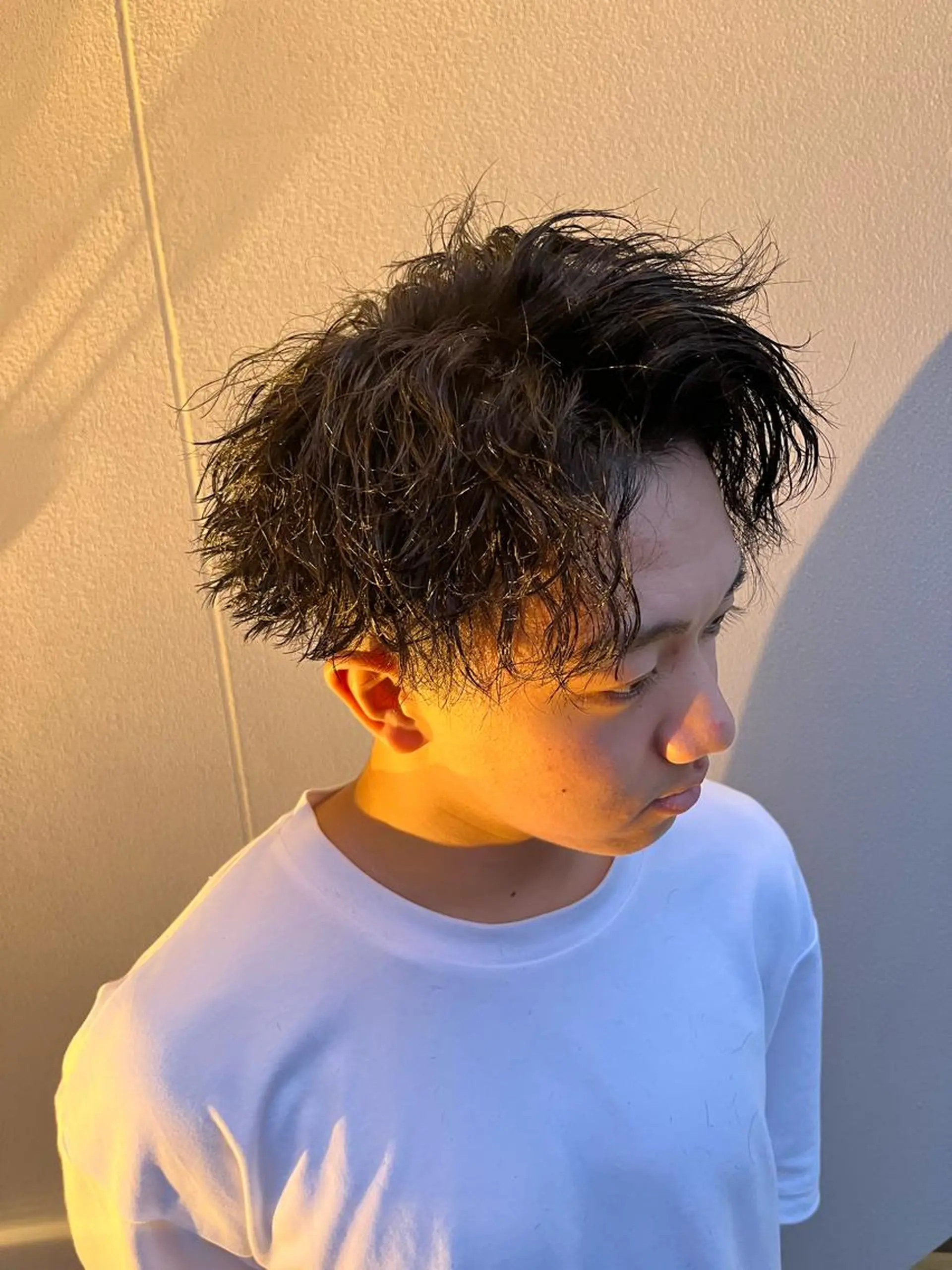 ショート パーマ メンズ APREKO RIKUのヘアスタイル