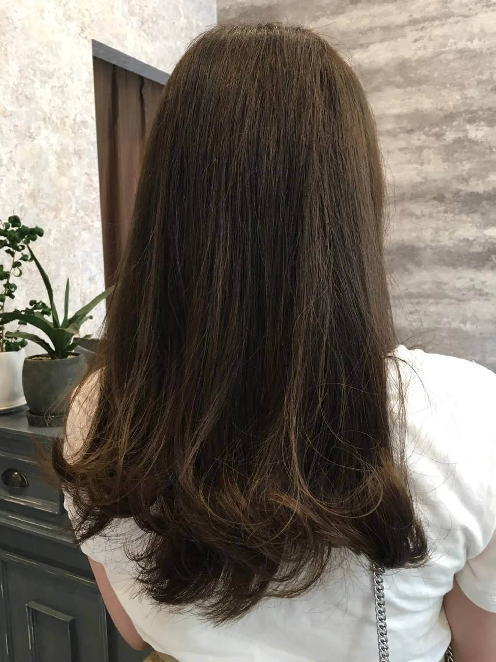 セミロング カラー グレージュ カーキグレージュ 🫟Blanco🫟 Color&Careのヘアスタイル