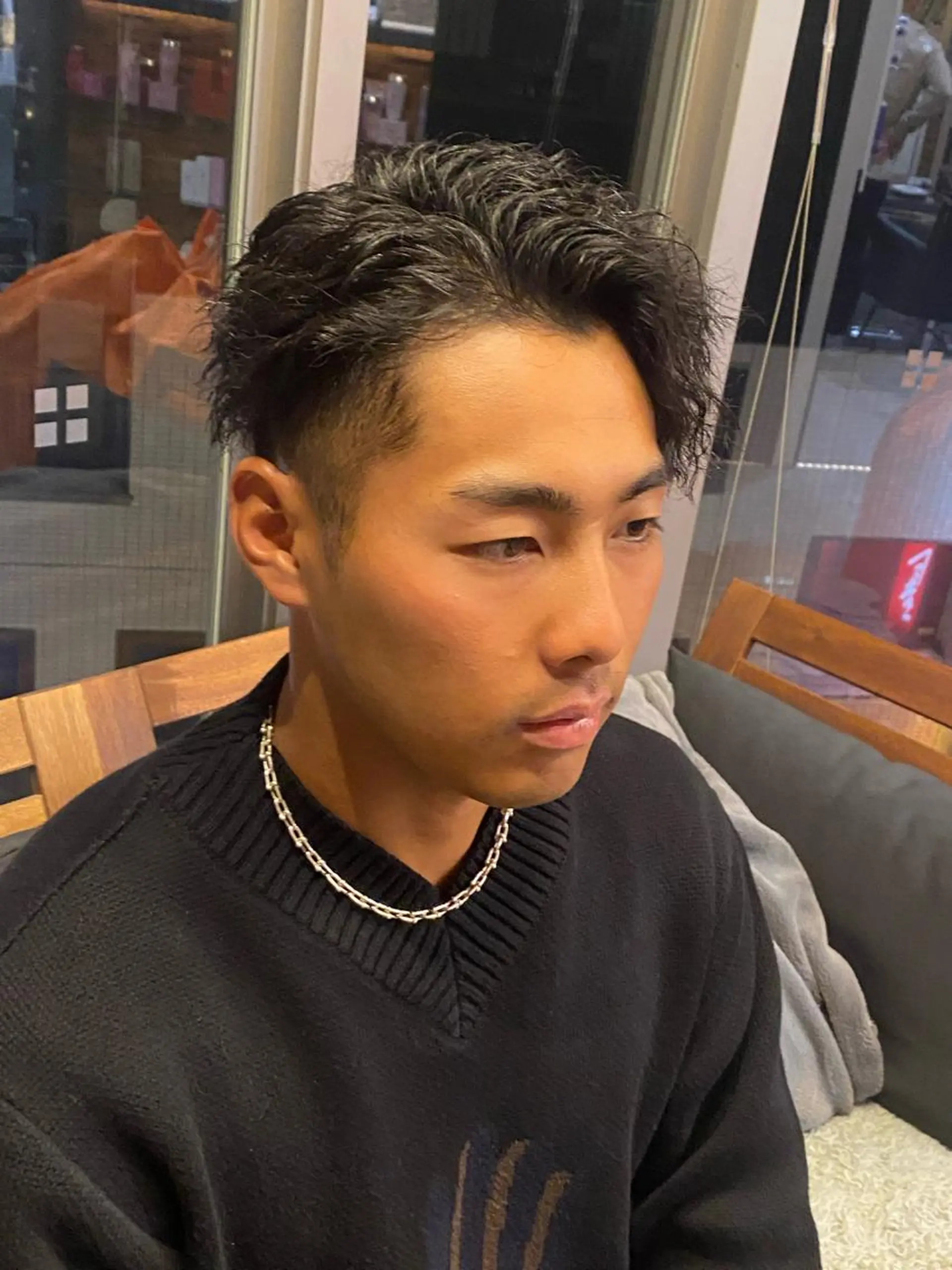 パーマ ヘアアレンジ メンズ men'slapis YUTOのヘアスタイル