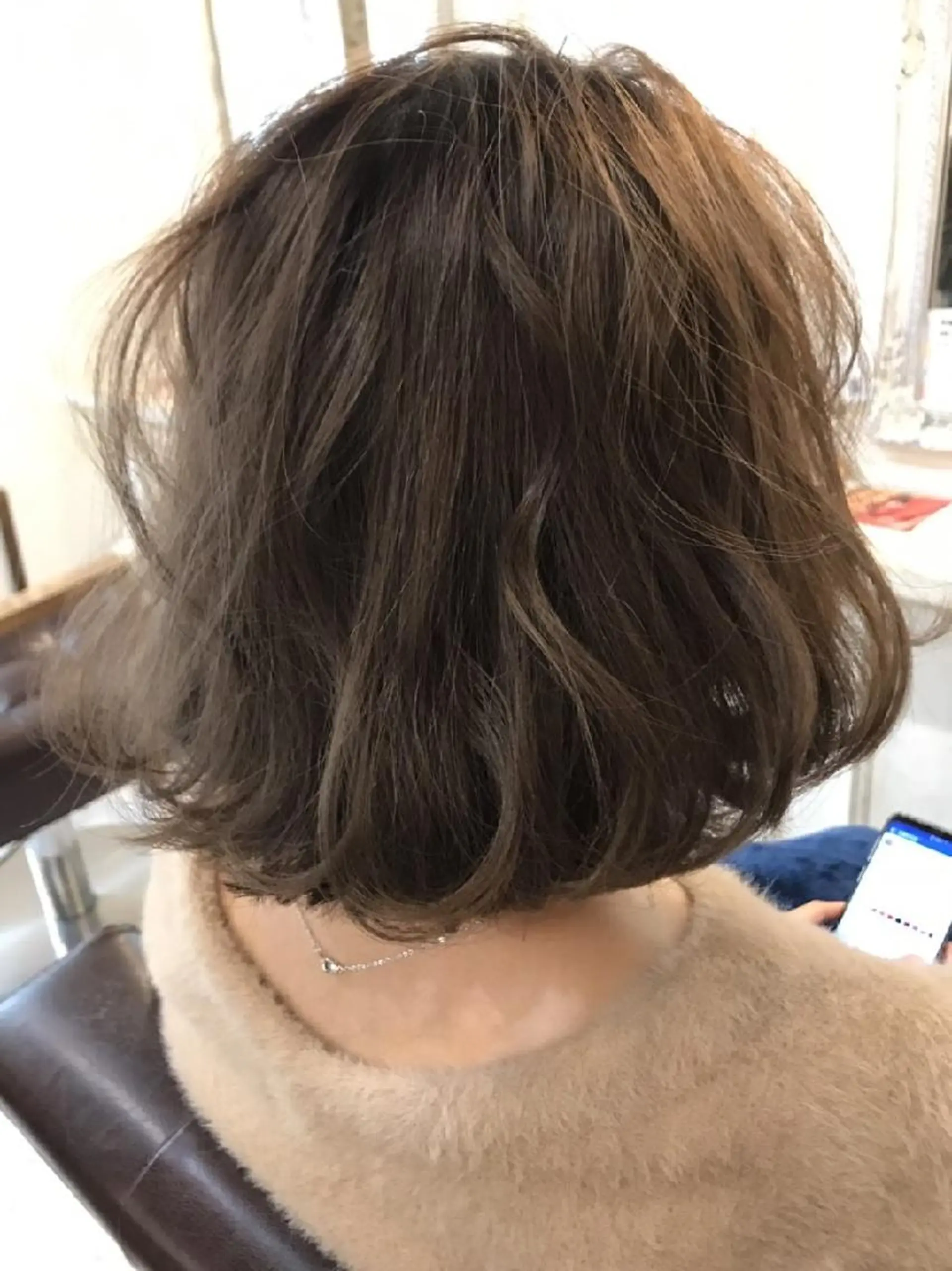 ミディアム カラー ボブ 田中 愛奈のその他イメージ