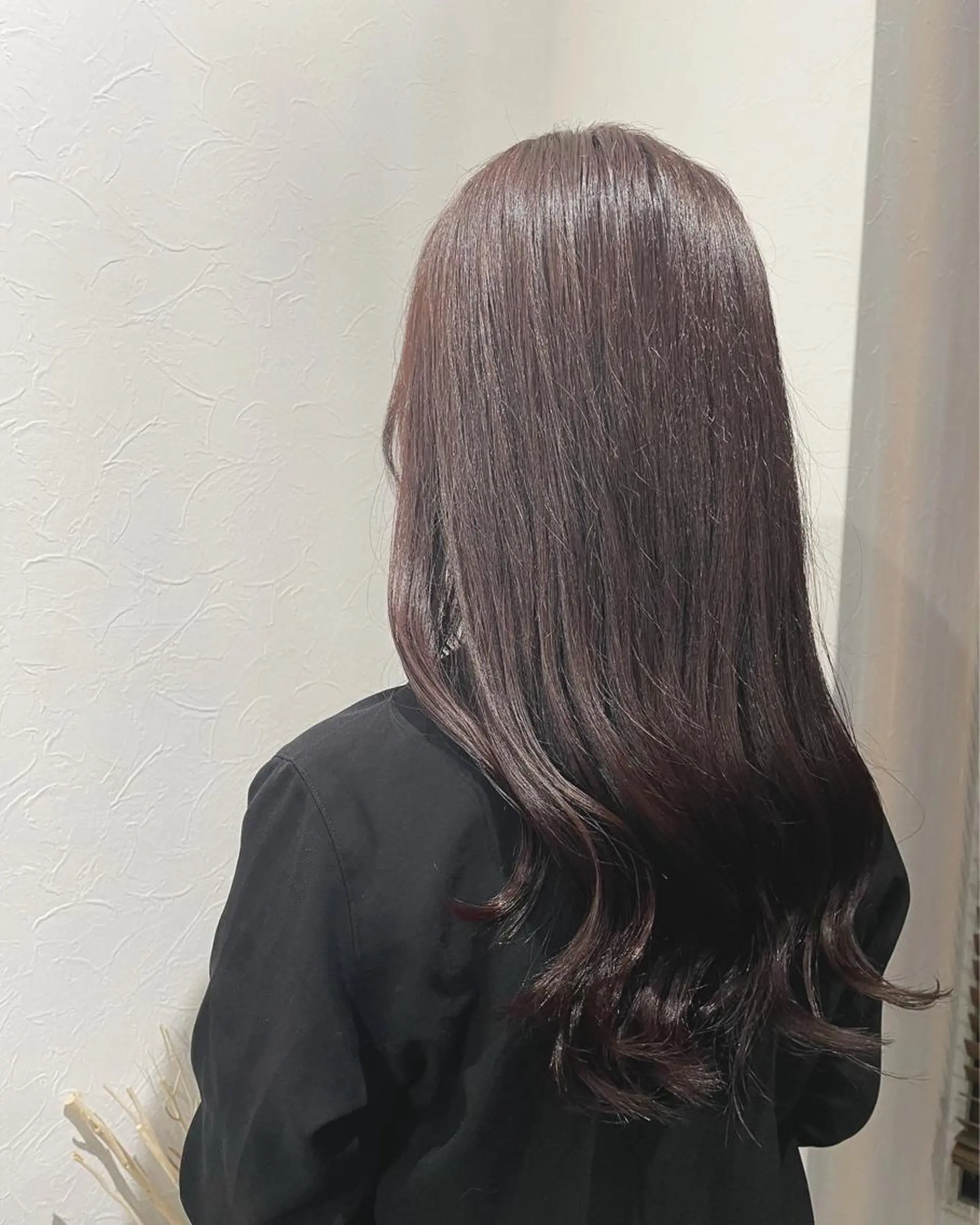 ロング カラー ヘアカラー トリートメント 〘 ROSSO〙 yunonのヘアスタイル