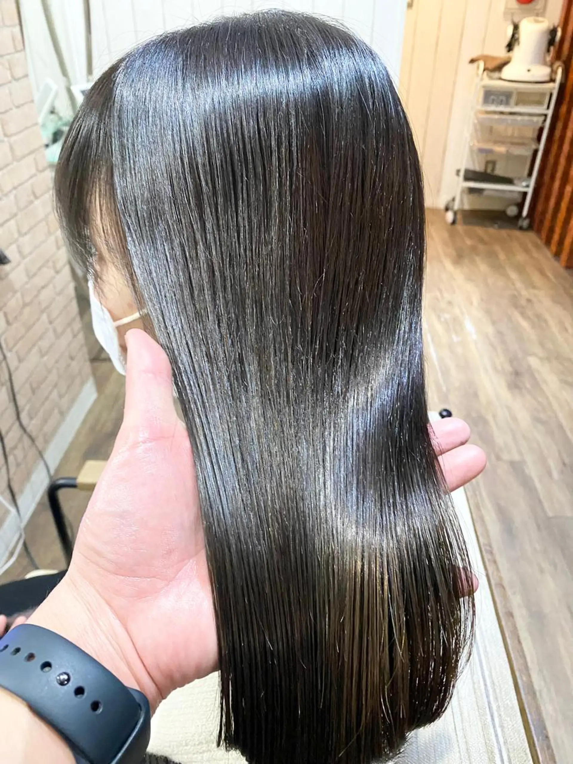 ミディアム カラー パーマ ヘアアレンジ アッシュ バレイヤージュ ベージュカラー ブリーチ 透明感カラー RecheRche【池袋】所属・👑指名率No.1 👑坂口飛翔のヘアスタイル