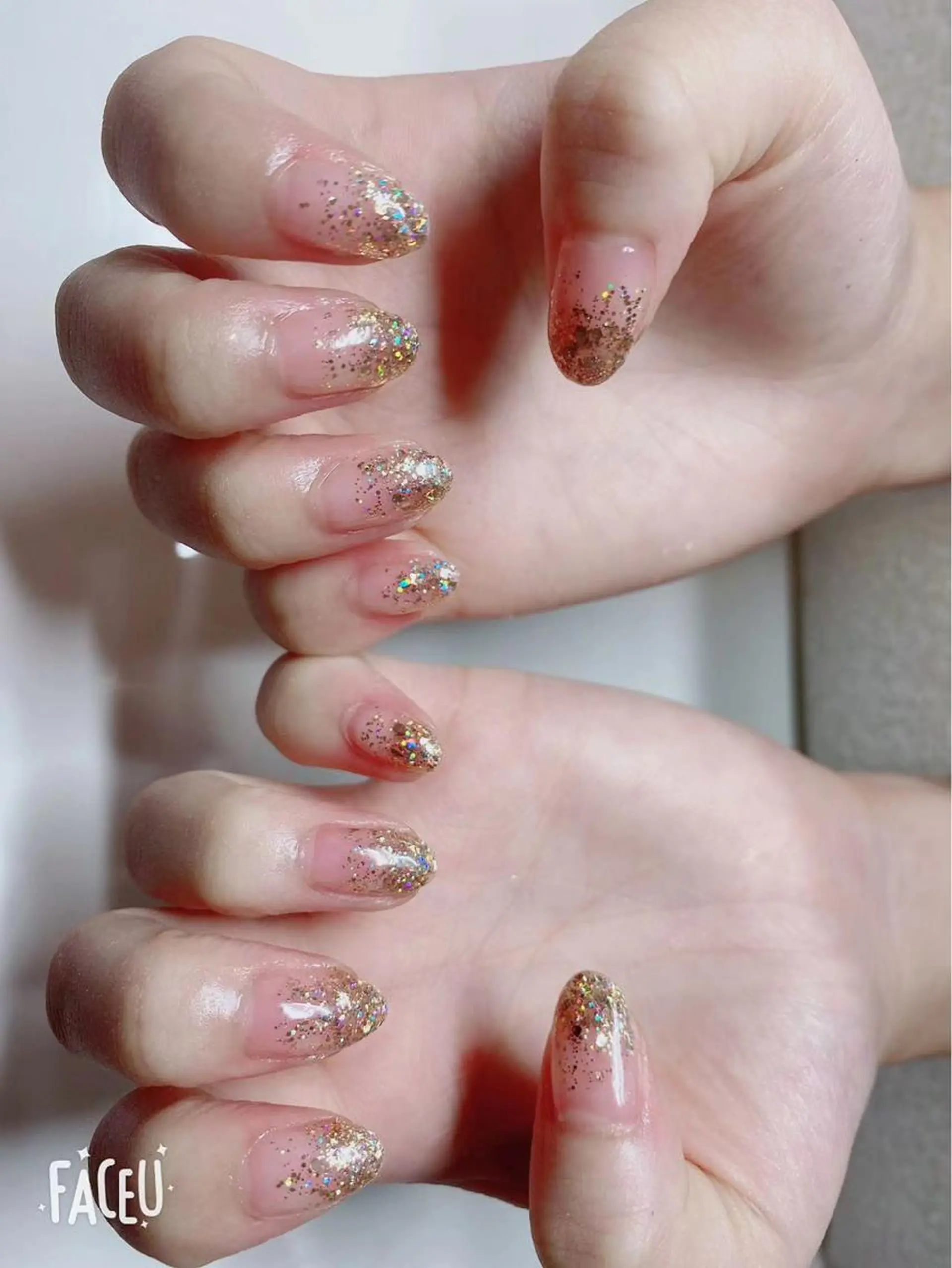 ネイル ラメ(グリッター) ラメグラデーション ワンカラーネイル Jasmine nailsalon所属・ジャスミン ネイルサロンのネイルデザイン