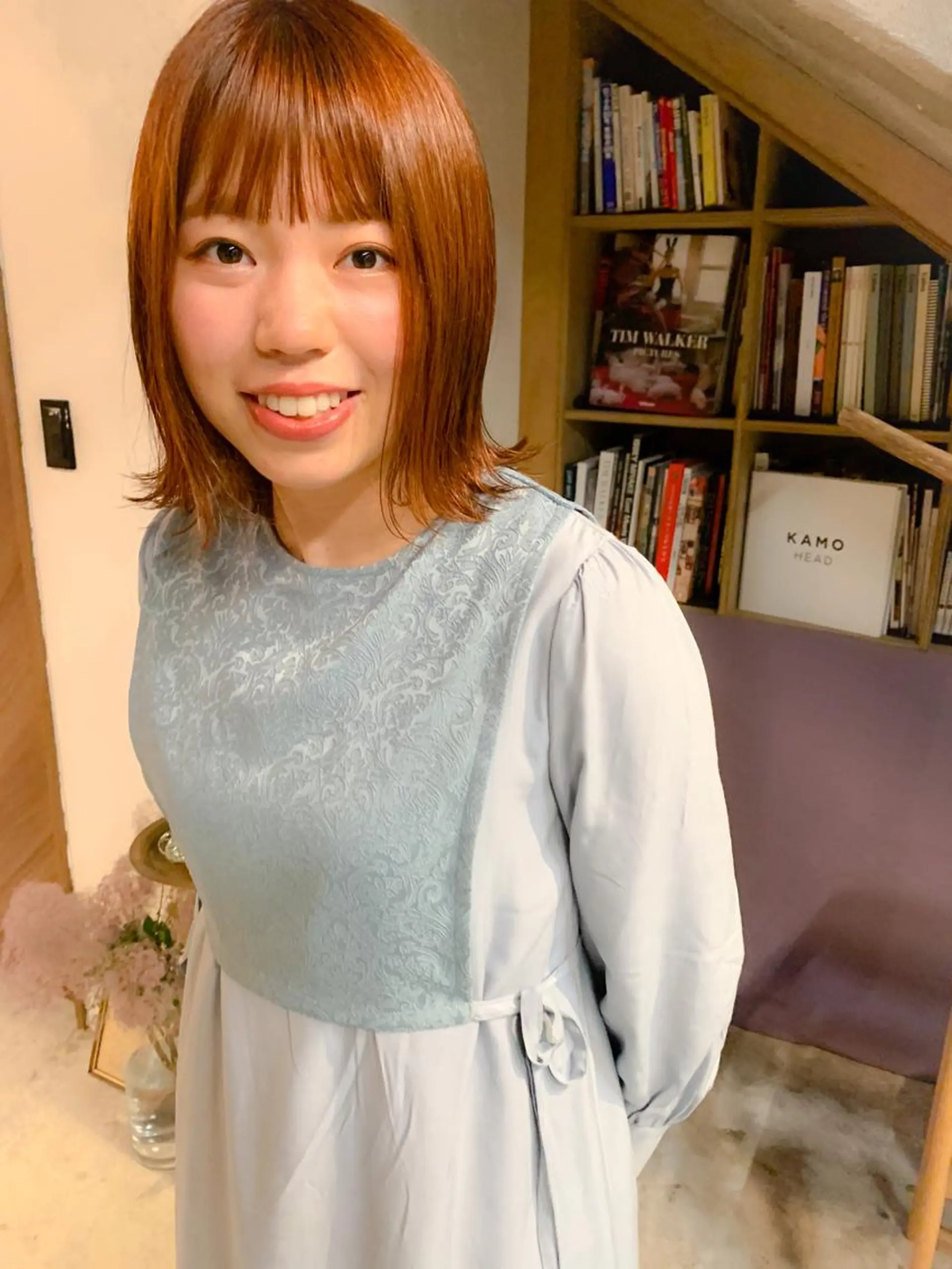 ミディアム ボブ SALOWIN 名古屋所属・パーマ落とし/ パーマ特化/丹羽舜太のヘアスタイル