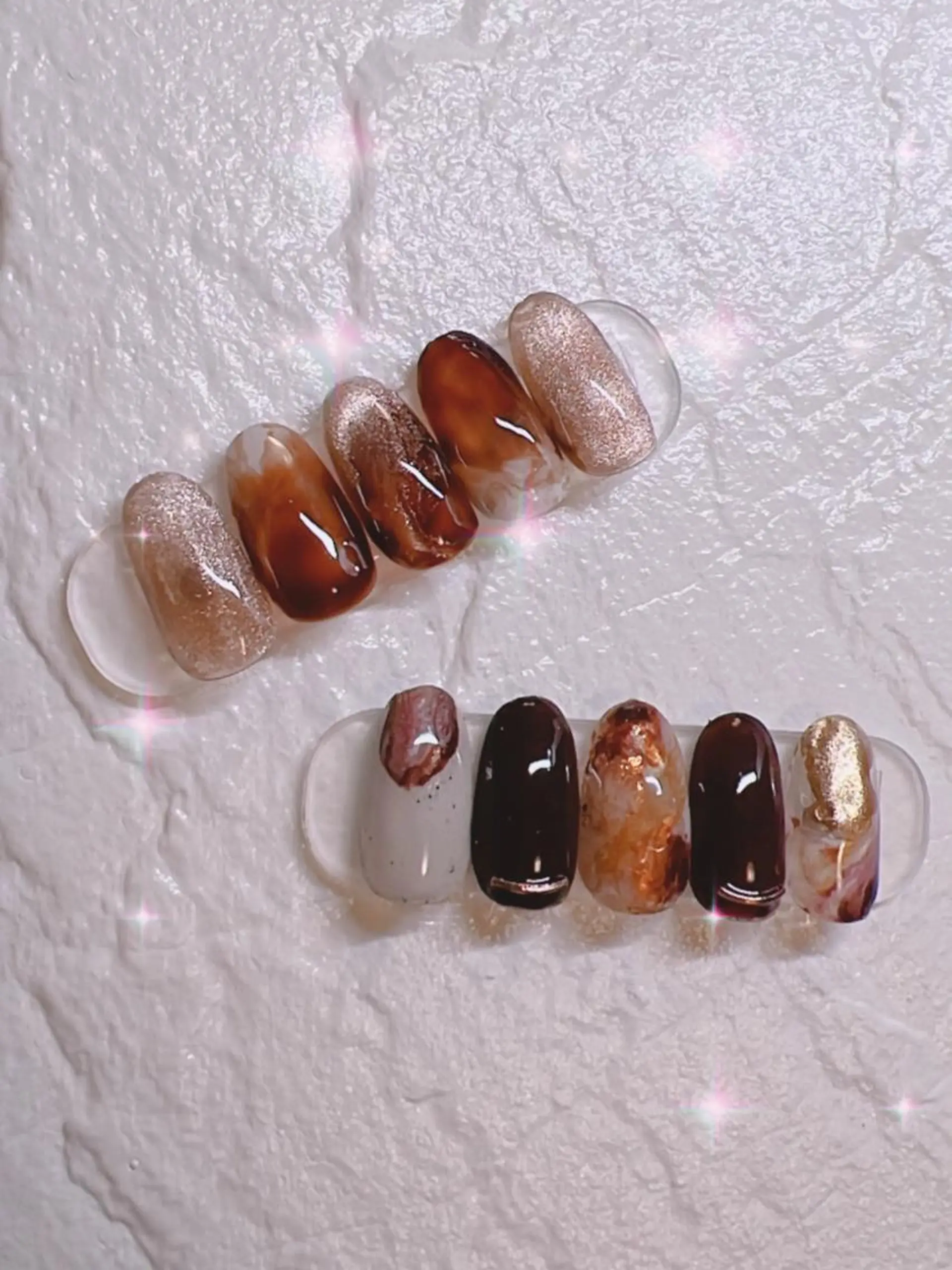 カラー ネイル ecru エクリュのネイルデザイン