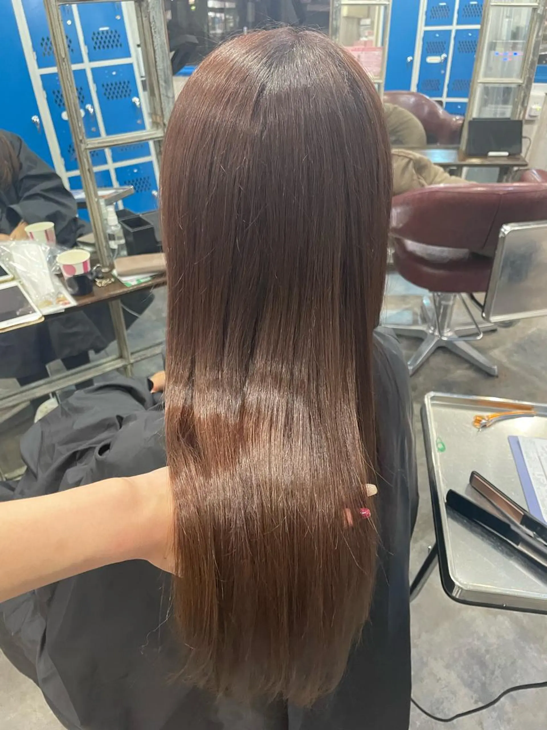 ロング カラー トリートメント 韓国ヘア/レイヤー/ 暖色カラー/ Aiのヘアスタイル