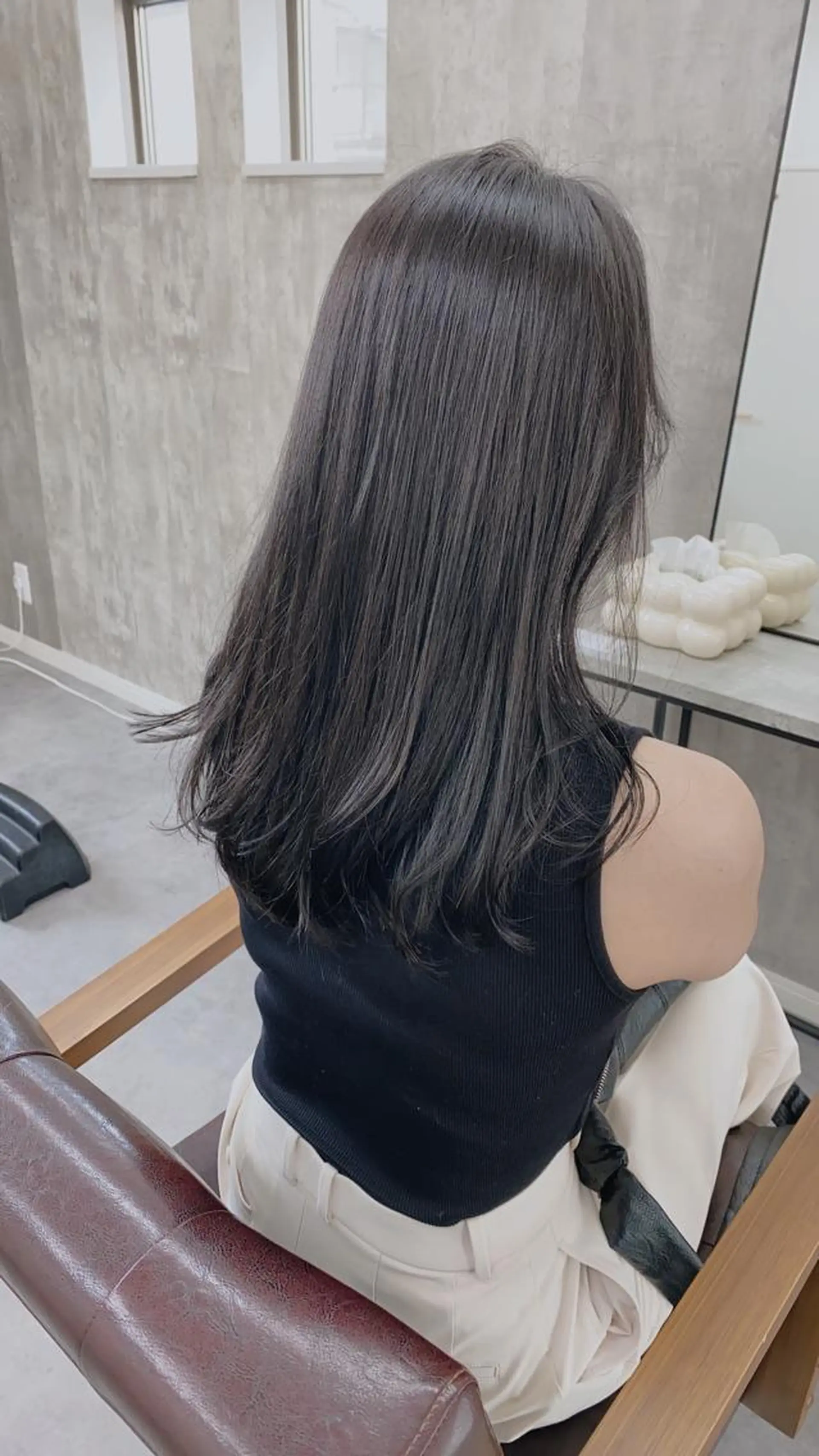 ロング カラー オルチャンヘア 1席のみの 美容室IKKIのヘアスタイル