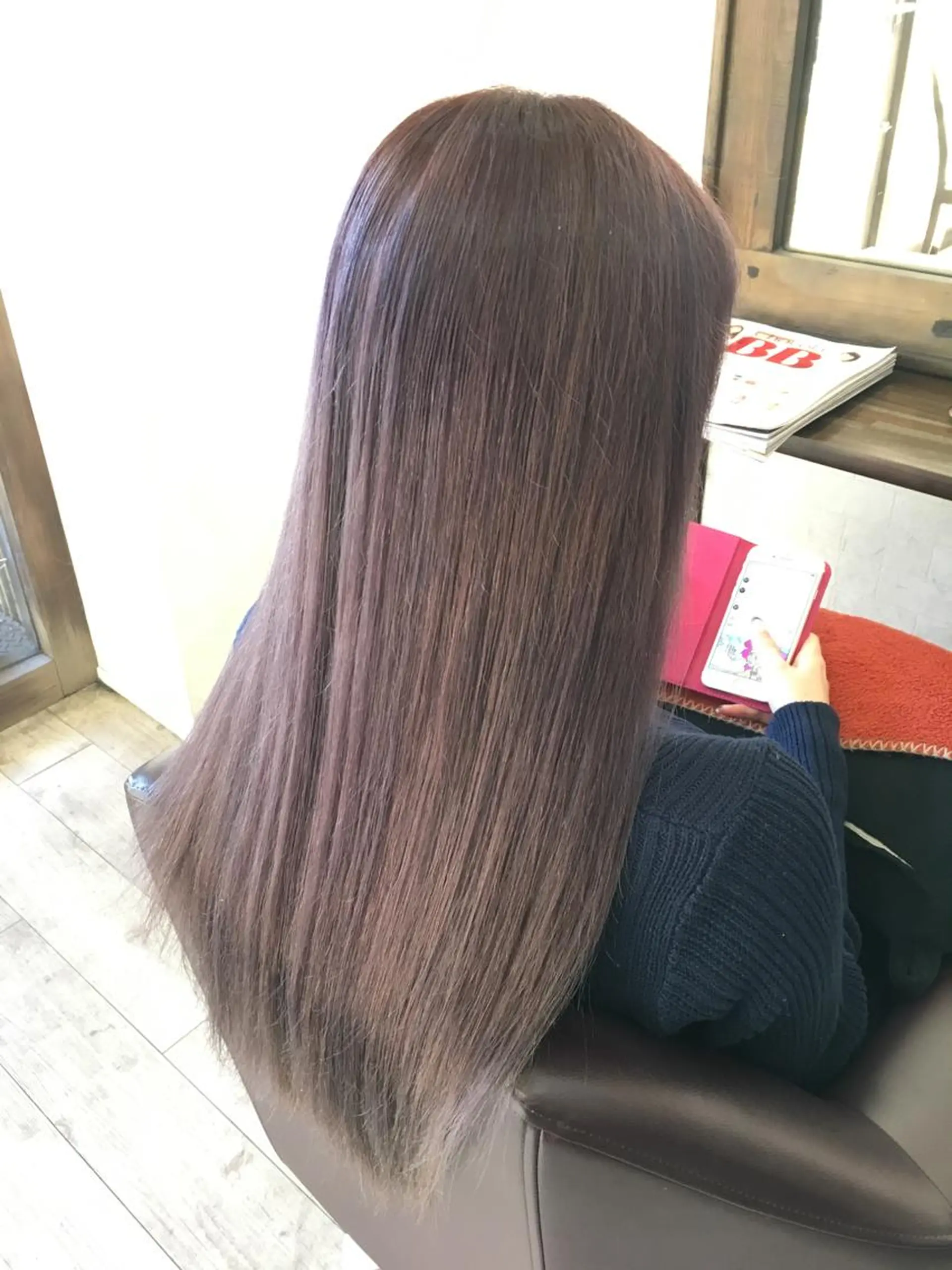 ロング ヘアカラー トリートメント BELCHIC所属・松本 亮のヘアスタイル