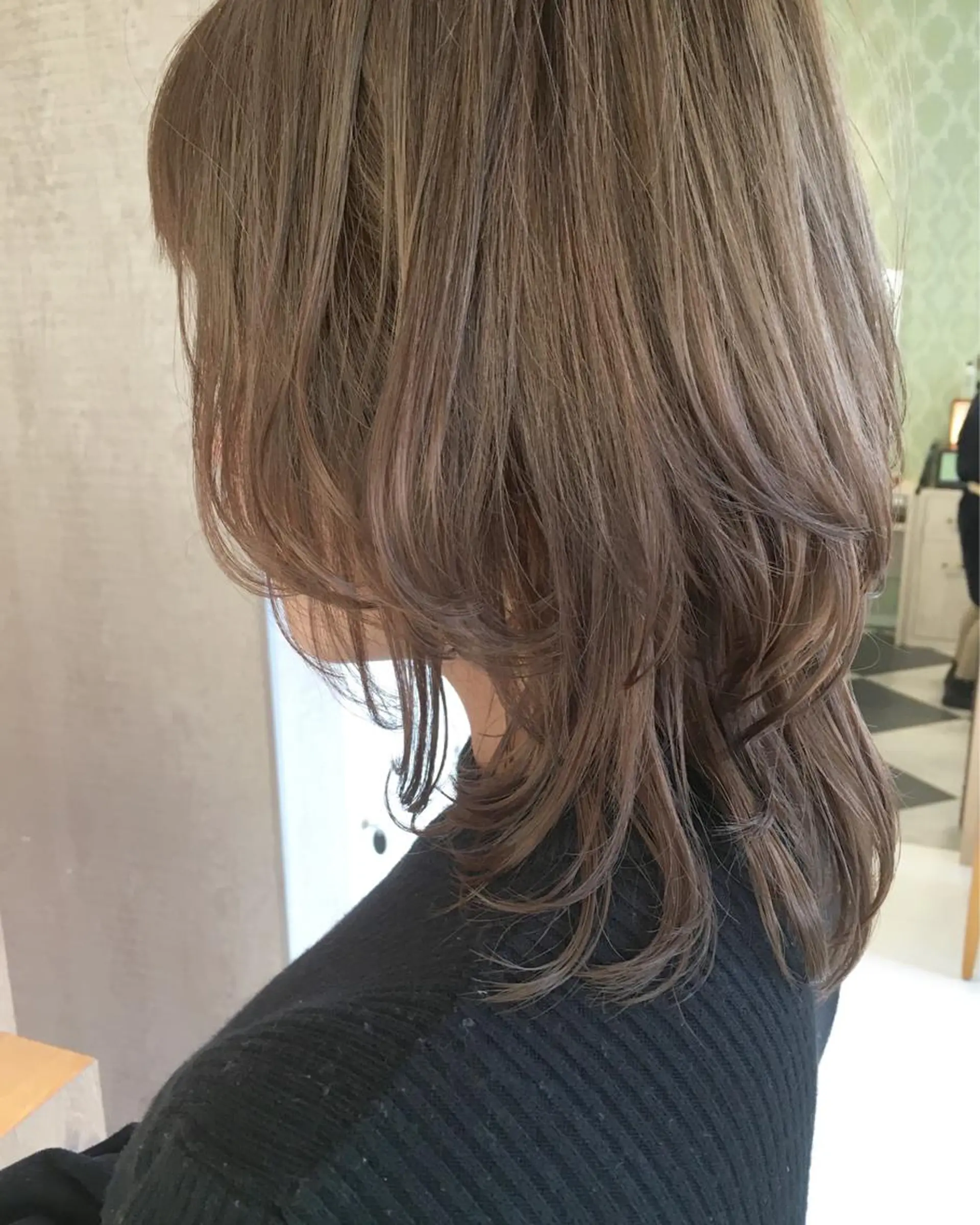 セミロング カラー 鶴岡で縮毛矯正なら お任せ！ハヤシナオミのヘアスタイル