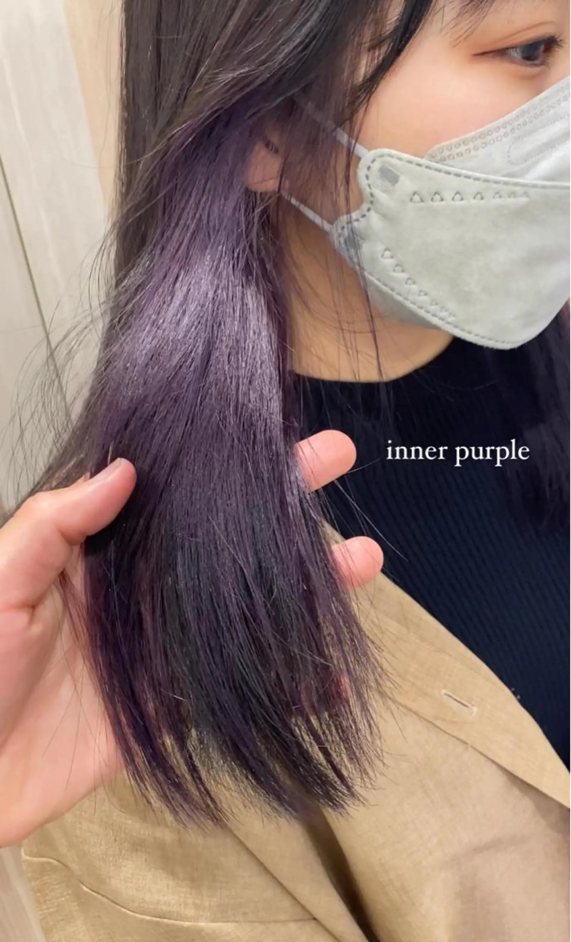 セミロング カラー THE DAY所属・AKI HASHIMOTOのヘアスタイル