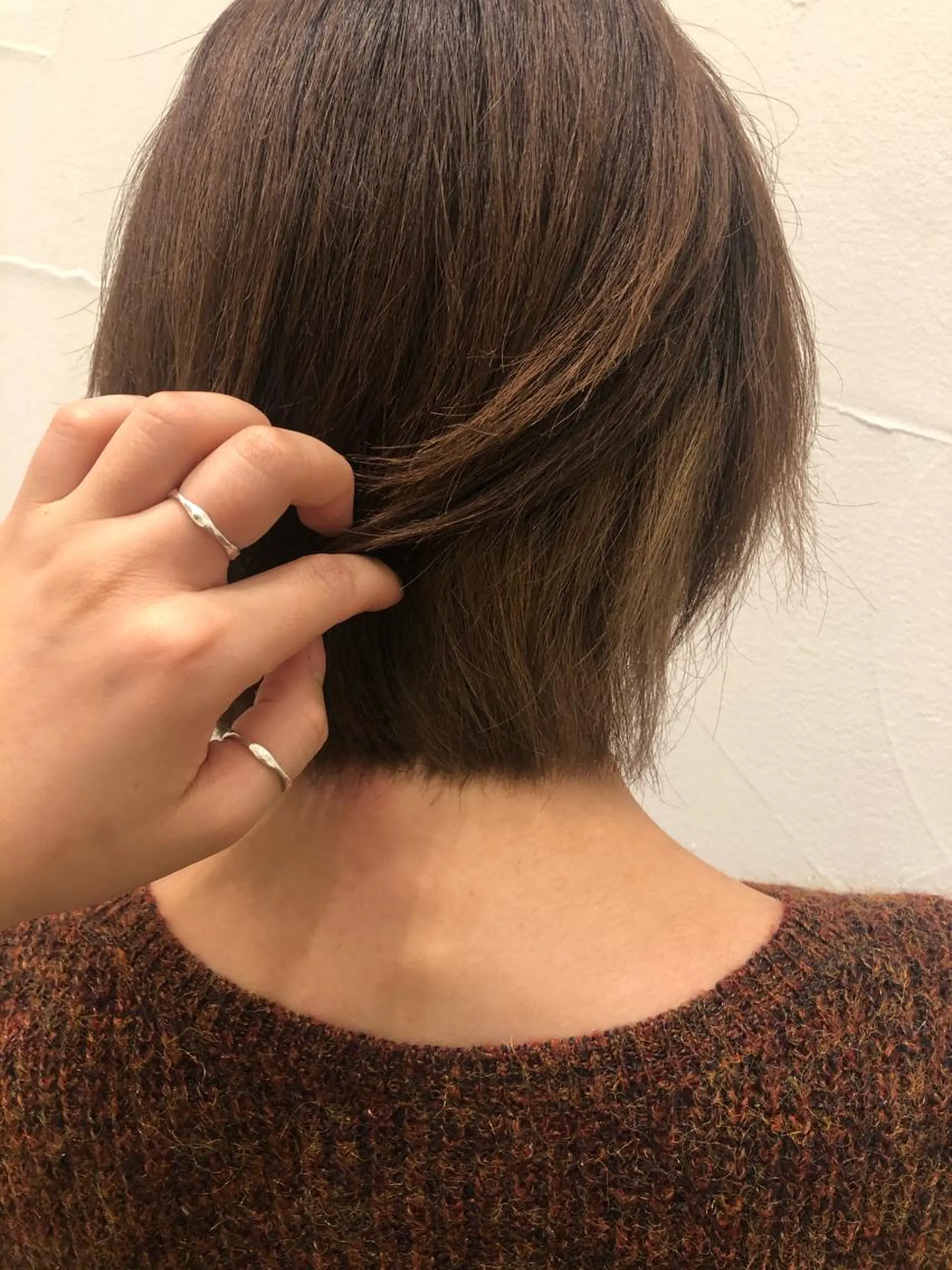 ショート カラー イルミナカラー インナーカラー Ash中目黒店 榊間茜のヘアスタイル