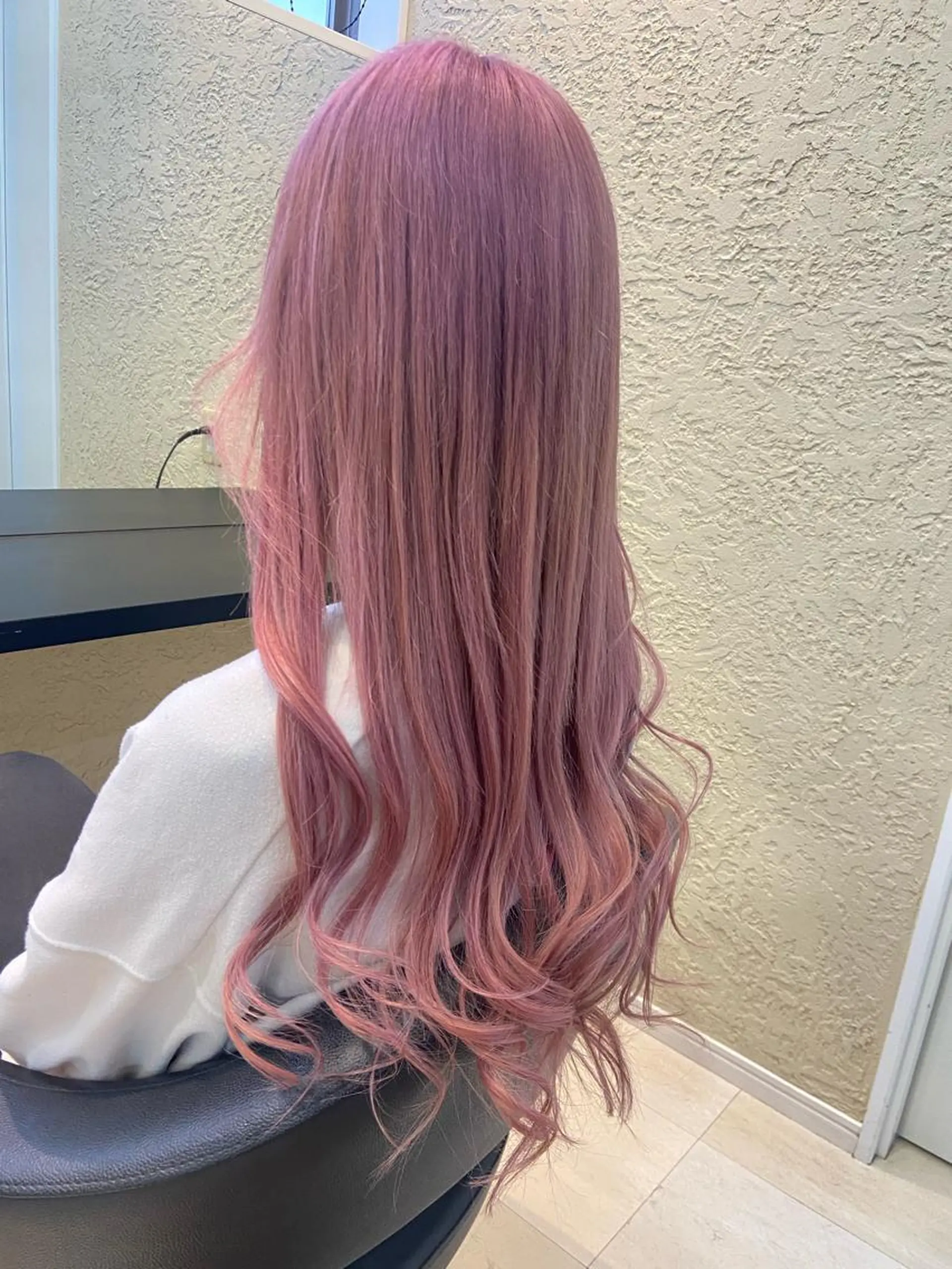 ロング カラー 杉木 勝太のヘアスタイル