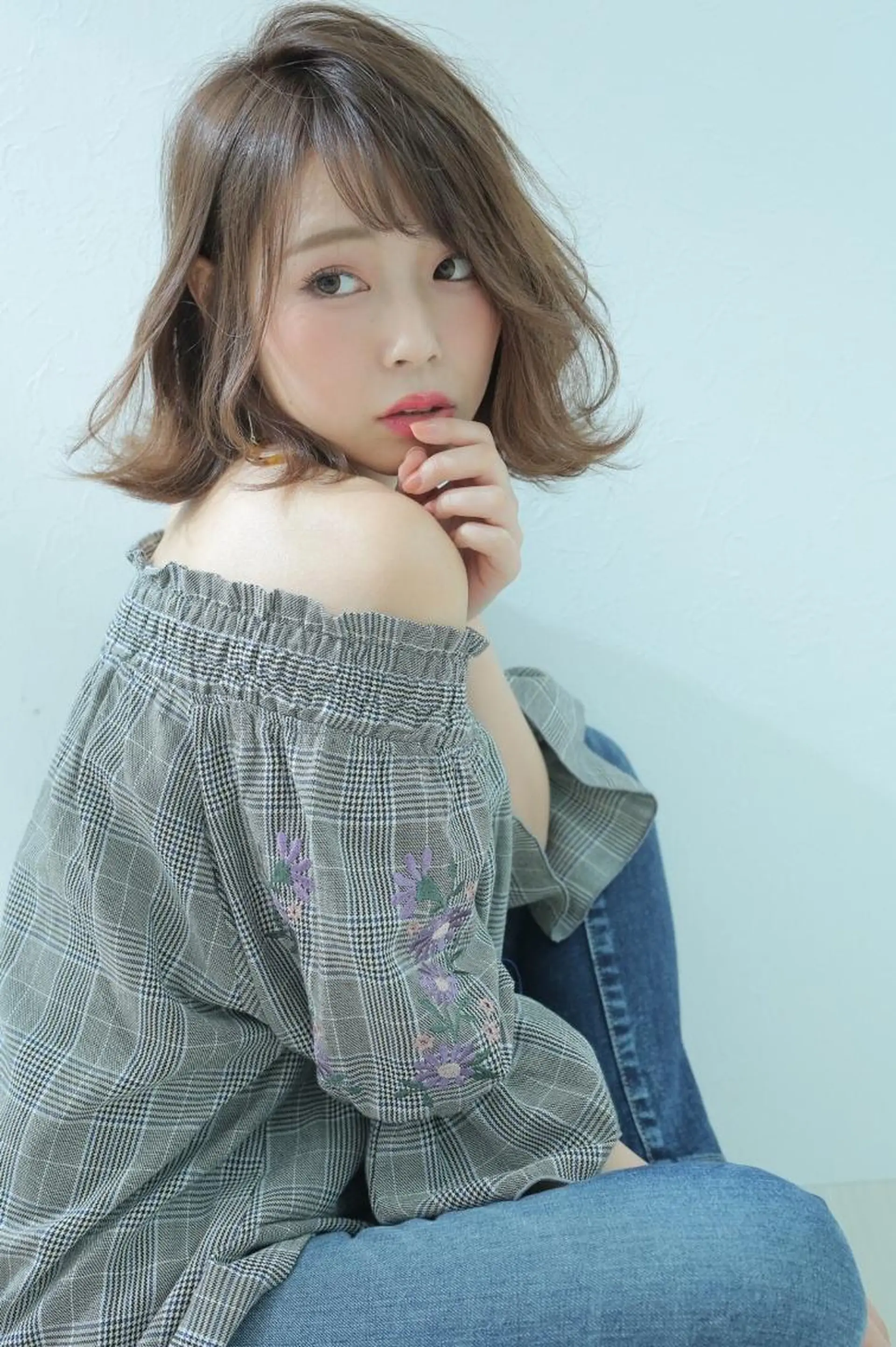 ミディアム 指名支持率NO.1 スタイリストのヘアスタイル