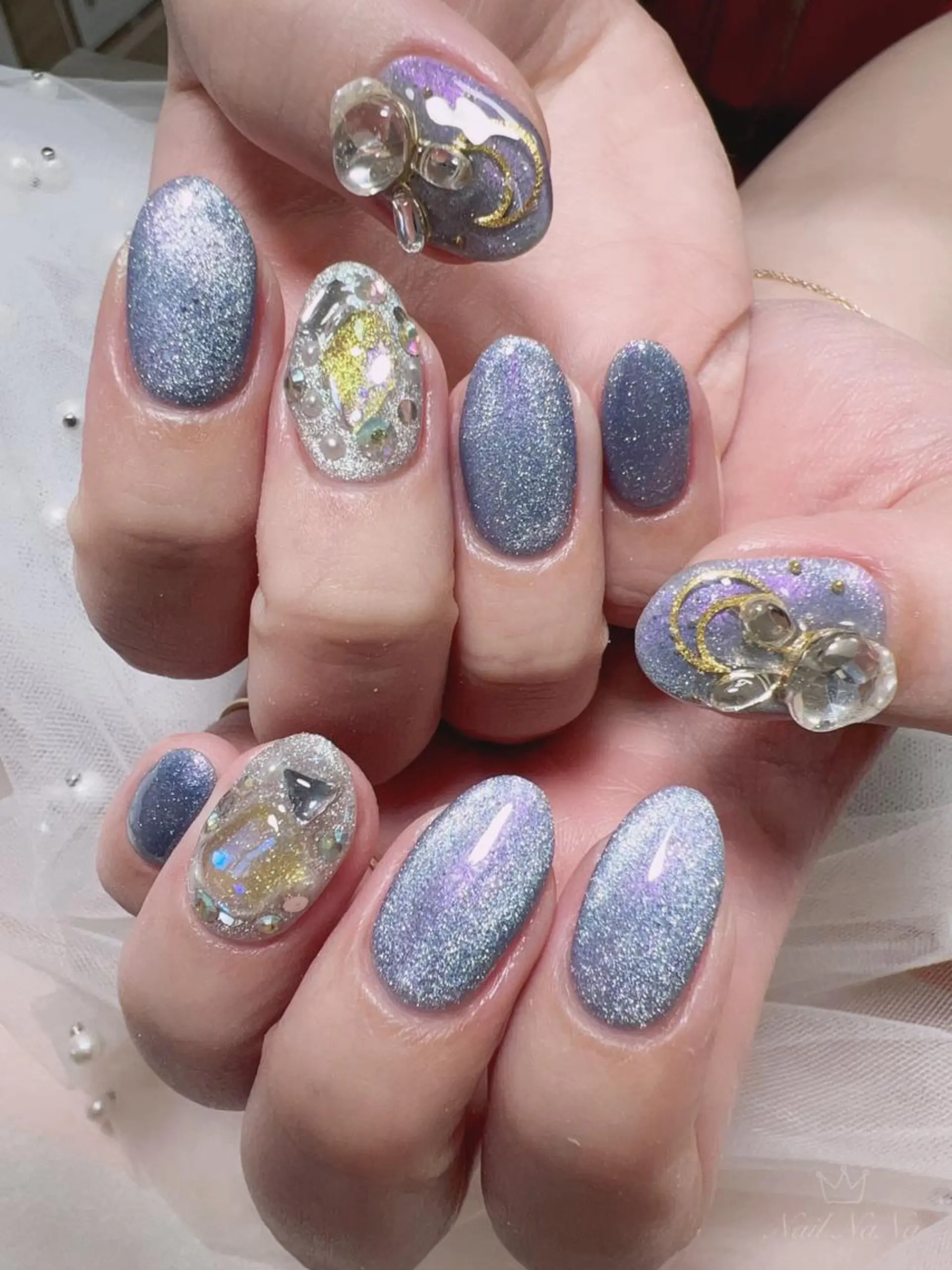 ミディアム カラー ネイル ハンドネイル Nail NaNaのネイルデザイン